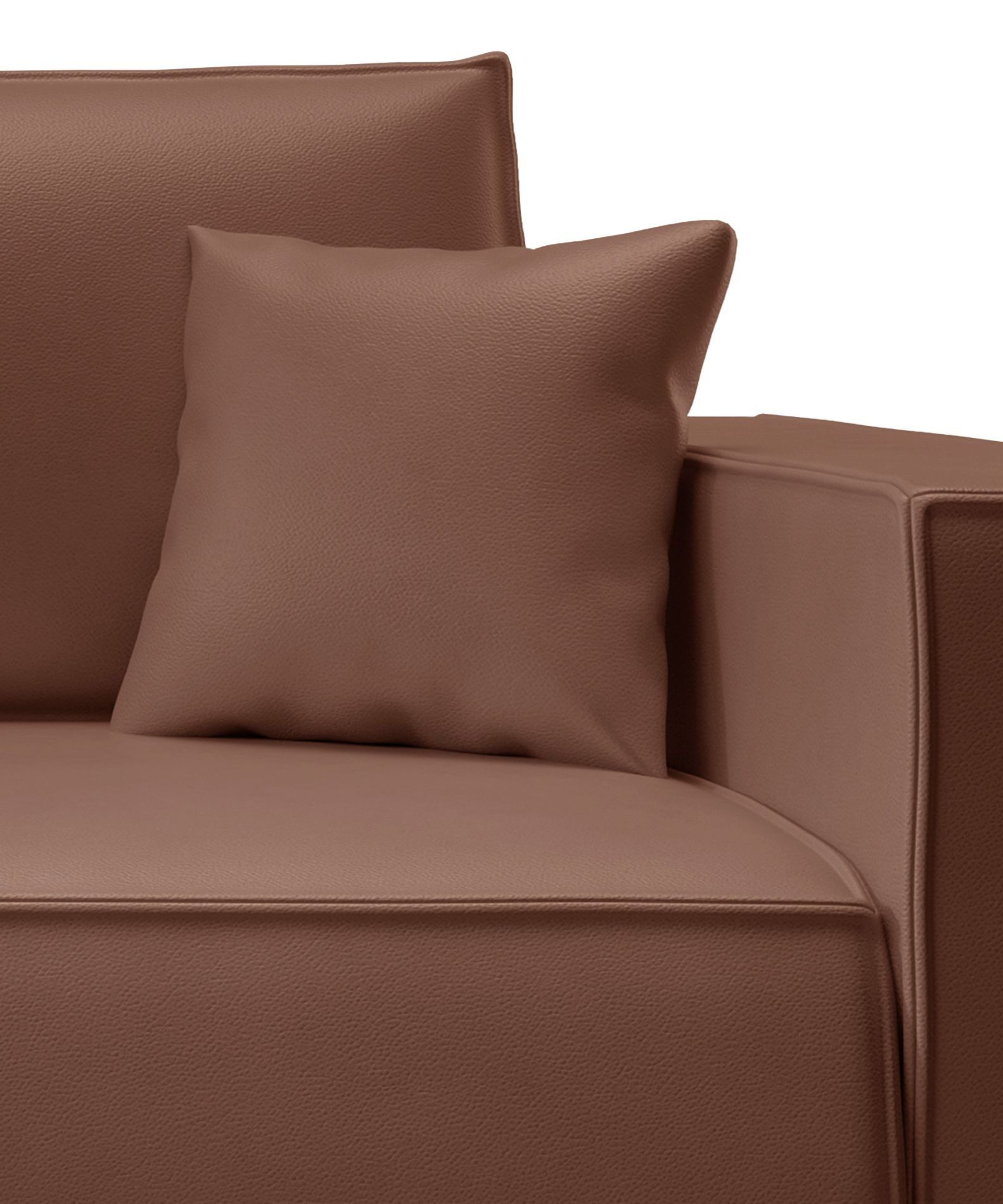 Selsey Schlafsofa, 3-Sitzer Sofa mit Bettkasten, Schlaffunktion, Kunstleder