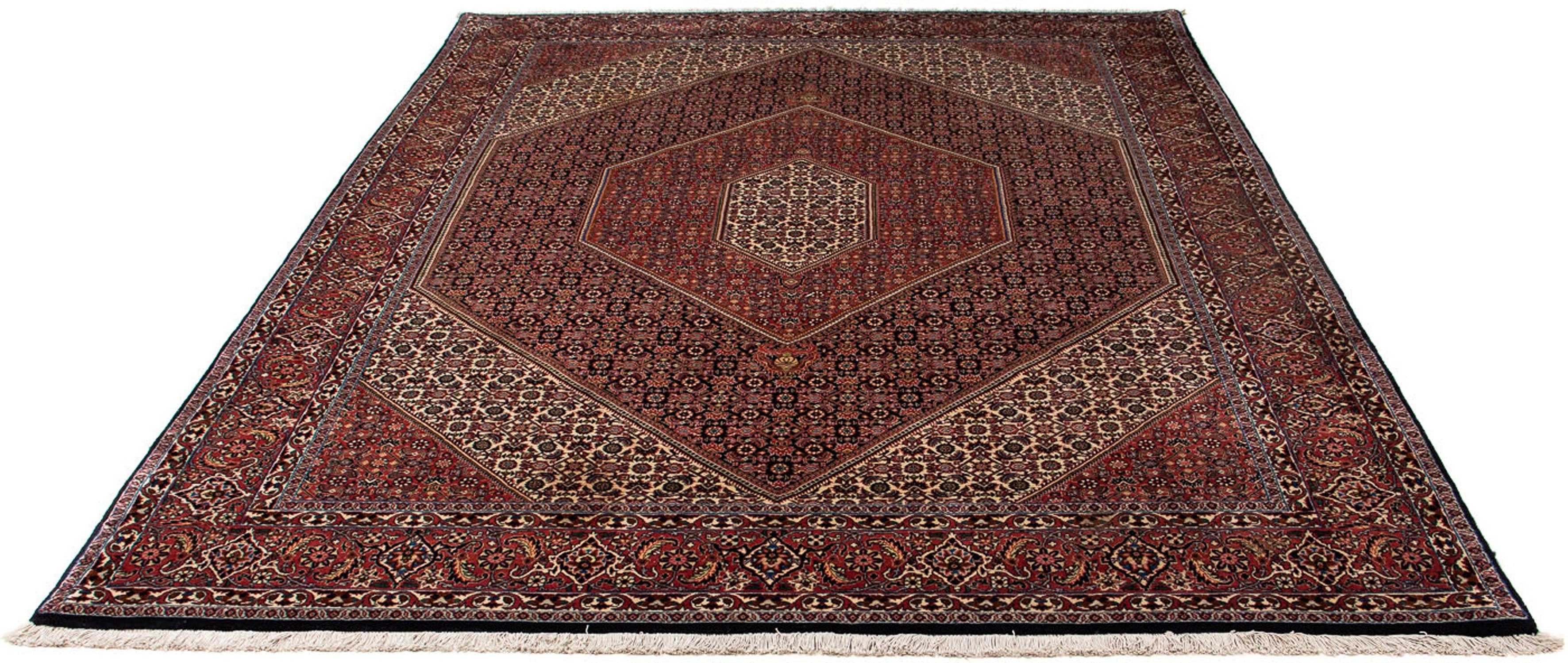 Orientteppich Perser - Bidjar - 272 x 198 cm - braun, morgenland, rechteckig, Höhe: 15 mm, Wohnzimmer, Handgeknüpft, Einzelstück mit Zertifikat