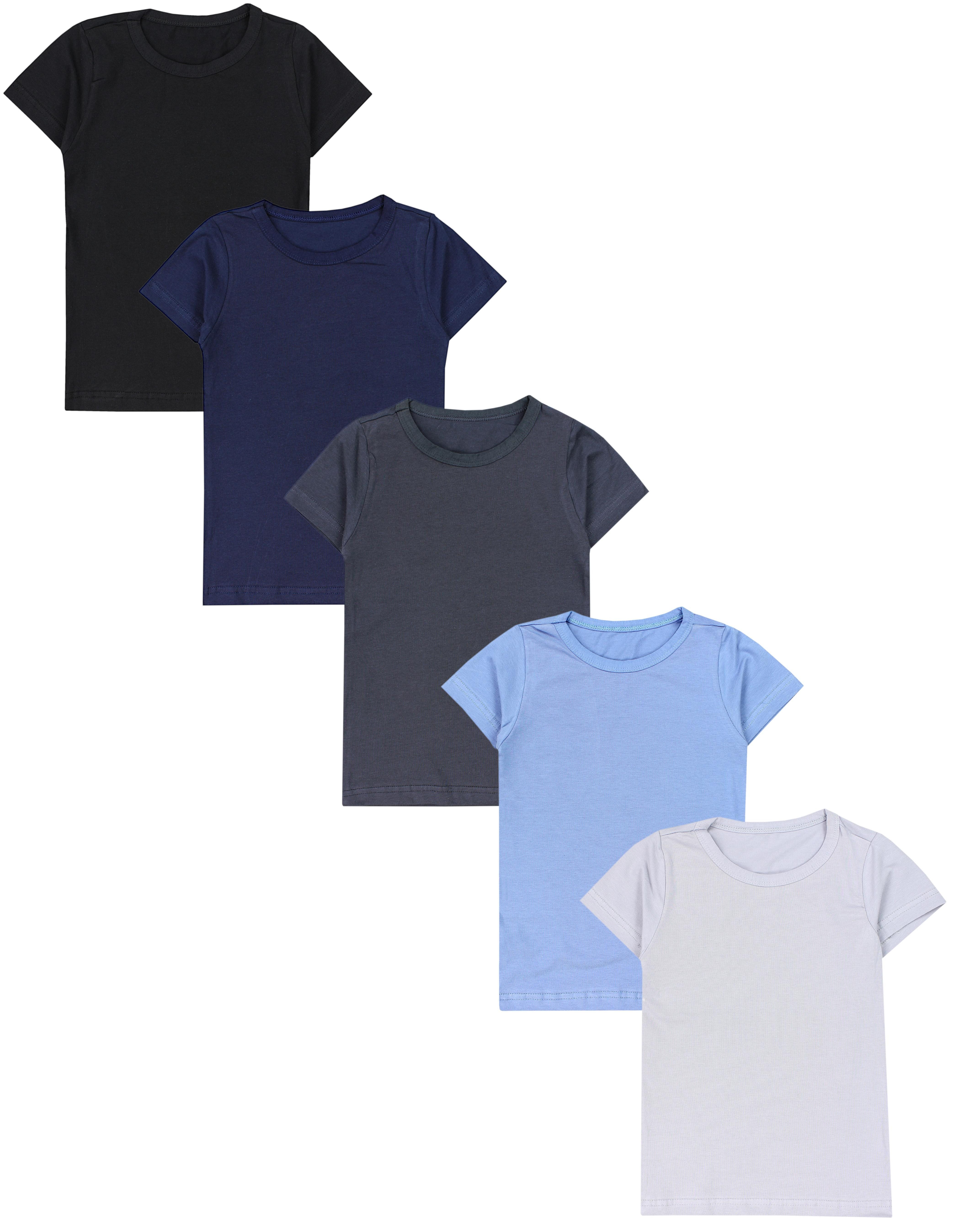 Unterhemd TupTam Kinder Jungen Unterhemd Basic T-Shirts Kurzarm 5er Pack