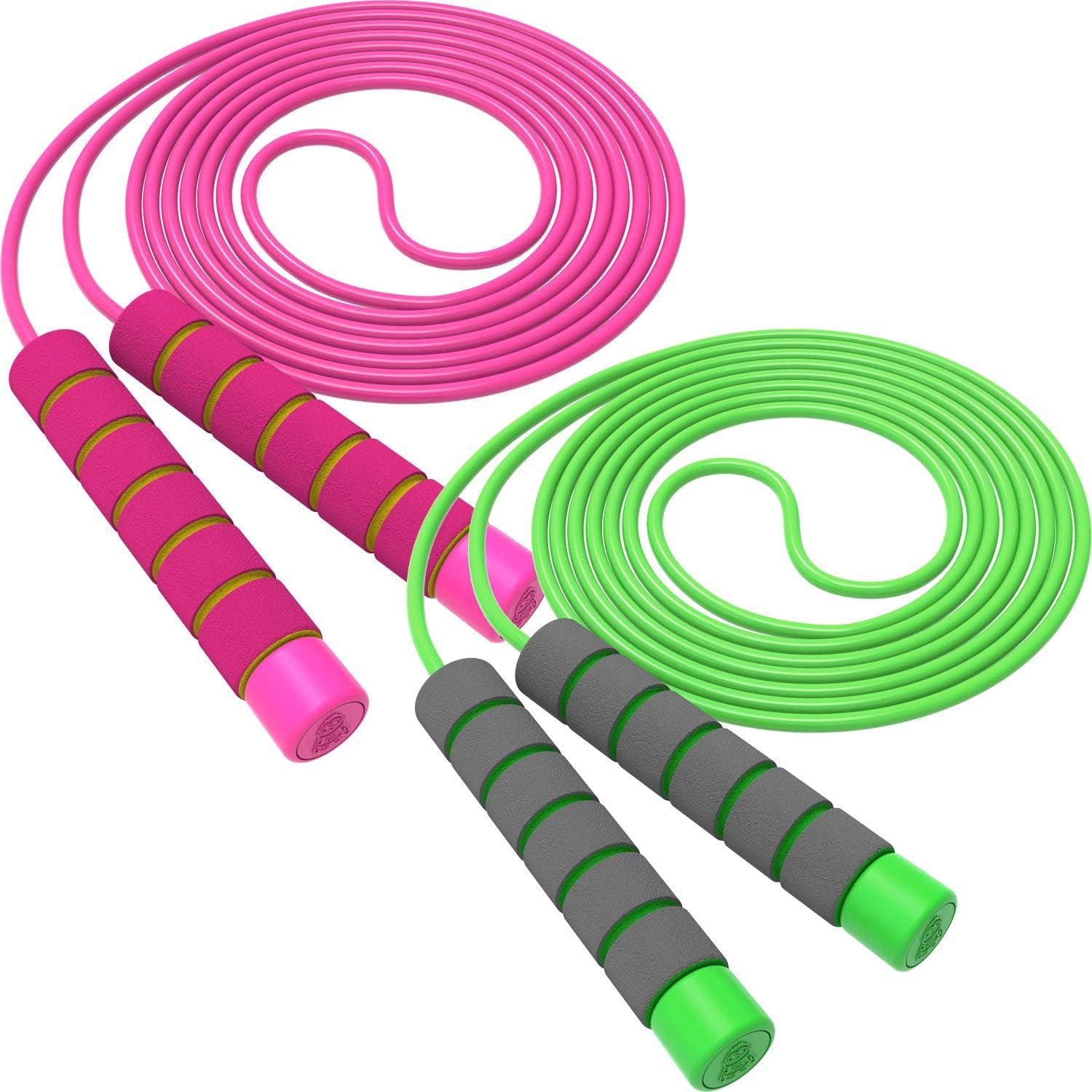 Coonoor Springseil seilspringen Sport 260CM,3-12 Jahre alt für Jungen und Mädchen ideal