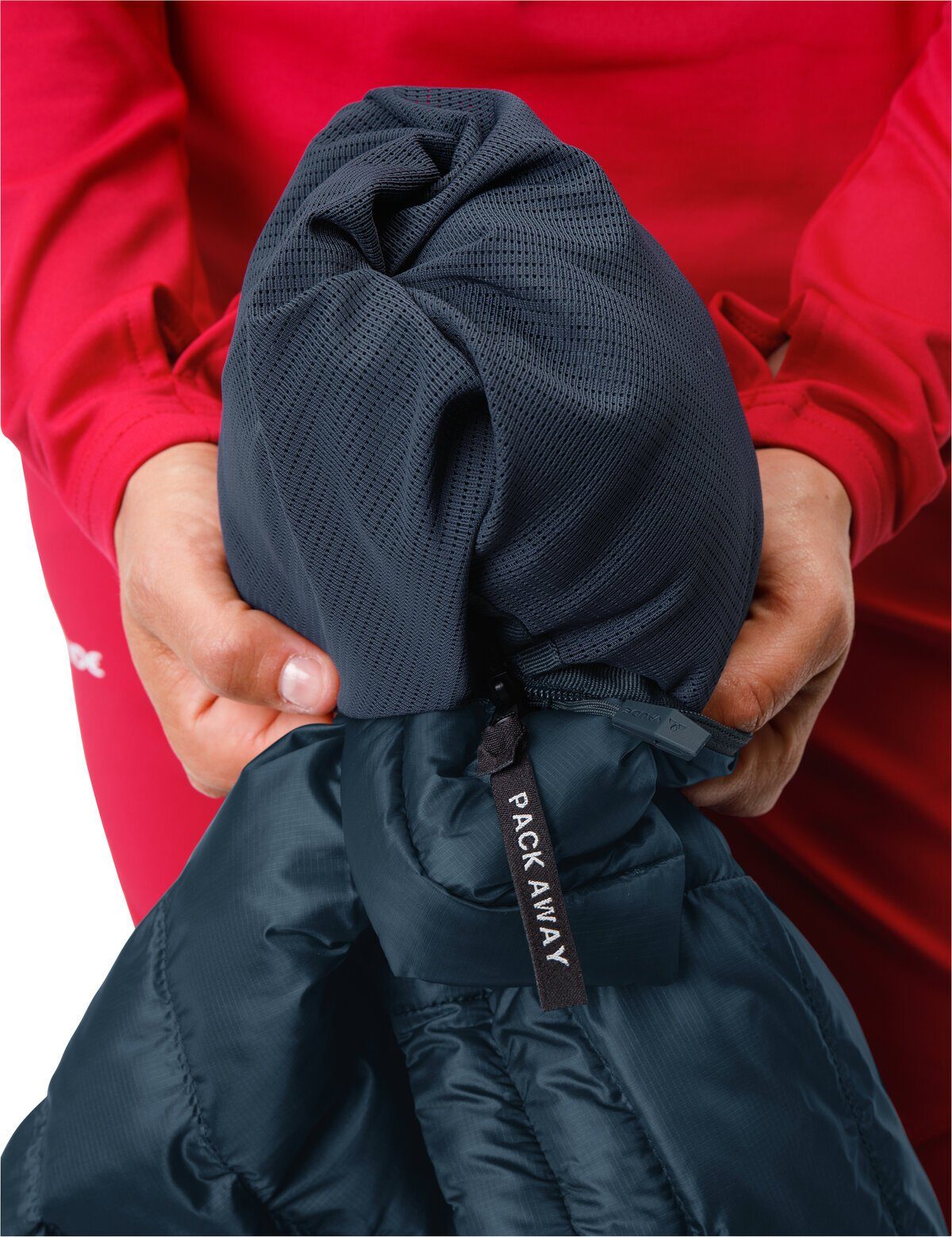 VAUDE Outdoorjacke Women's dark Klimaneutral Jacket sea Hooded Insulation (1-St) Batura kompensiert