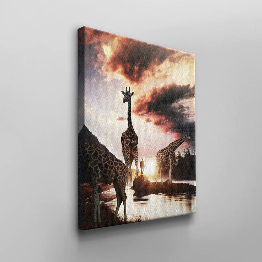 weißer DOTCOM DOTCOMCANVAS® CANVAS von Moderne Rahmen Wandbilder Leinwandbild,