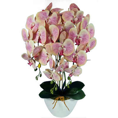 Kunstblume Orchidee, damich, Höhe 60 cm, Künstliche Orchidee 60 cm