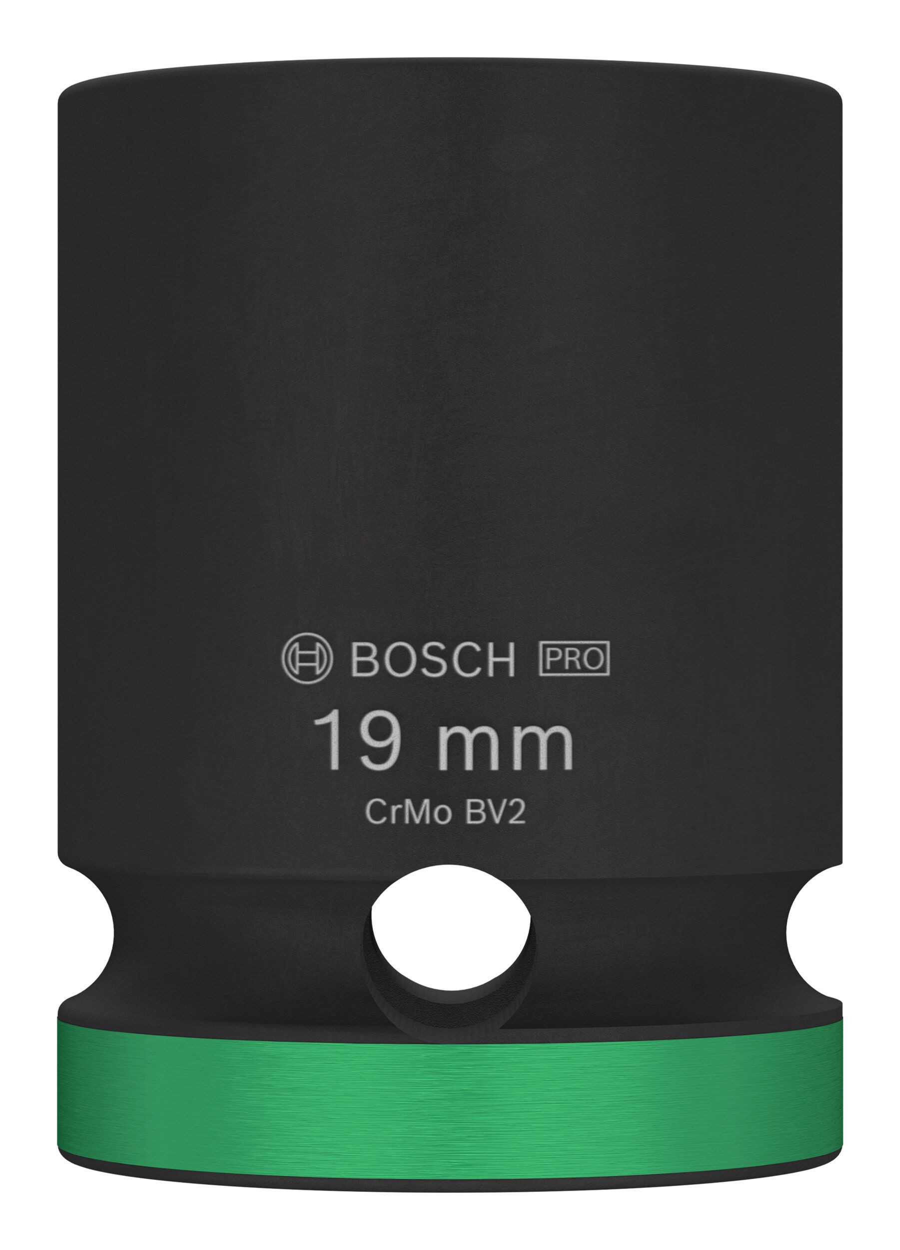 BOSCH Stecknuss Pro Impact Socket, Steckschlüsseleinsatz, 1/2", 19 mm, Standard