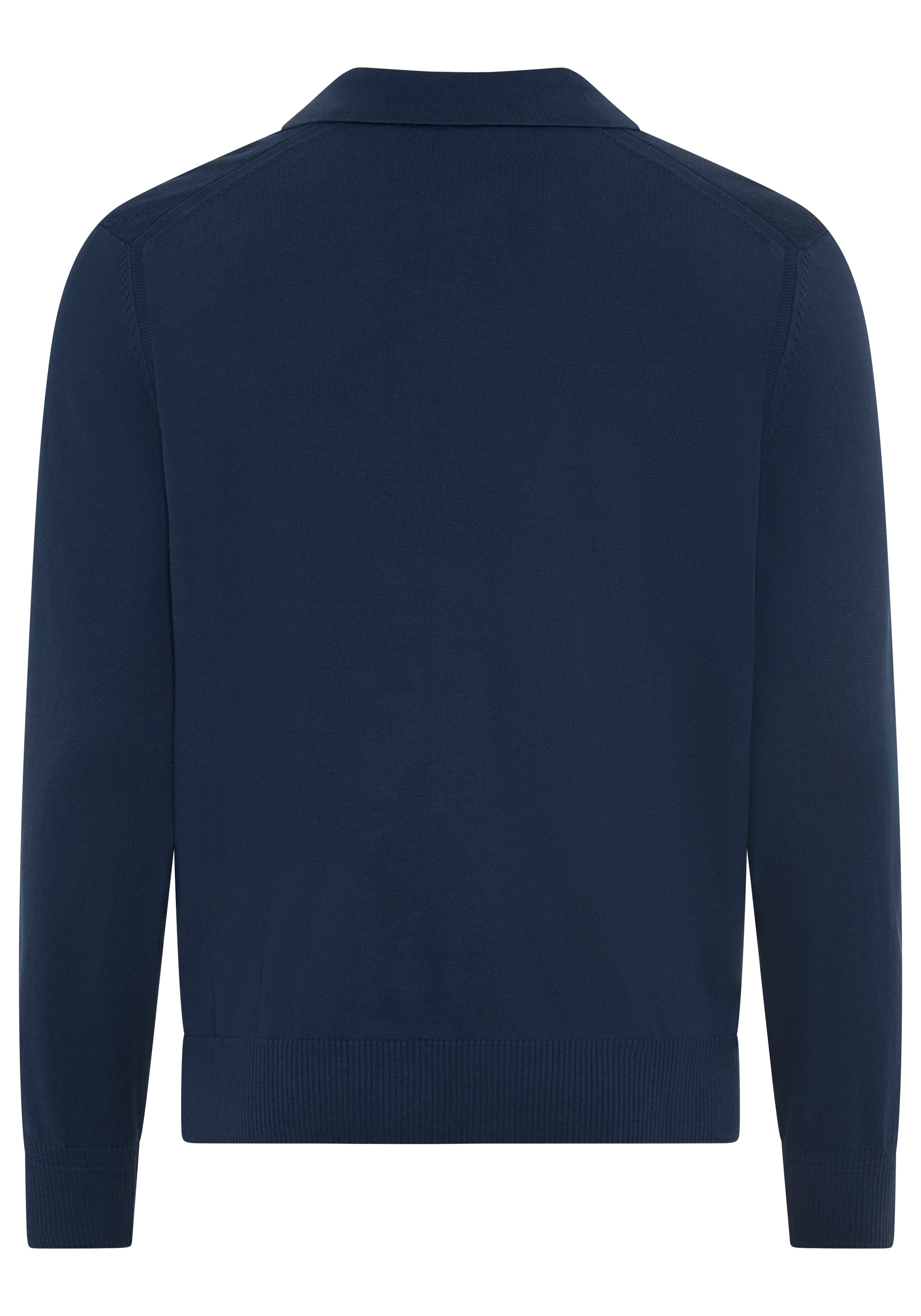 BOSS ORANGE Polokragenpullover Asac Cotton Wool mit Logo-Stickerei