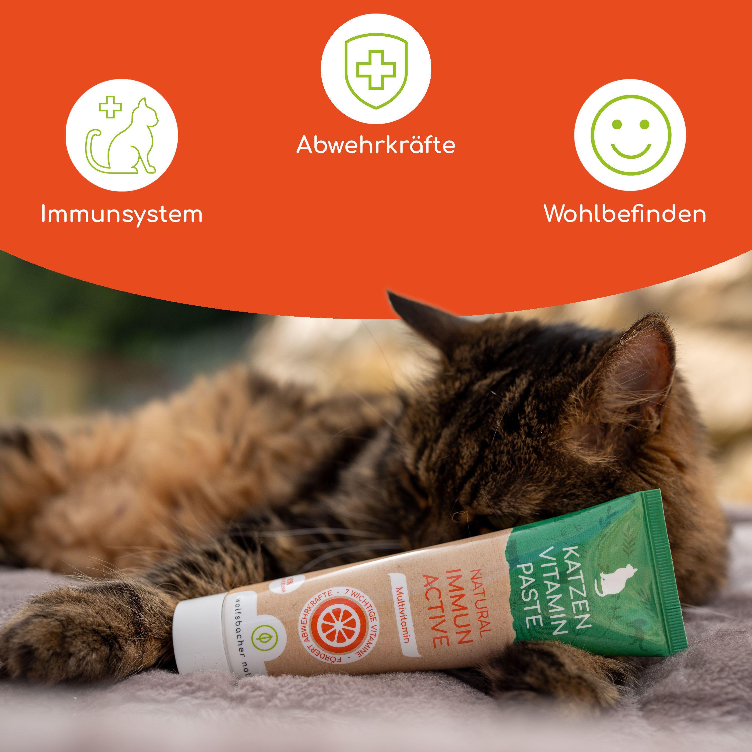 Wolfsbacher Natur Vitamin Paste für Katzen, für: Katze