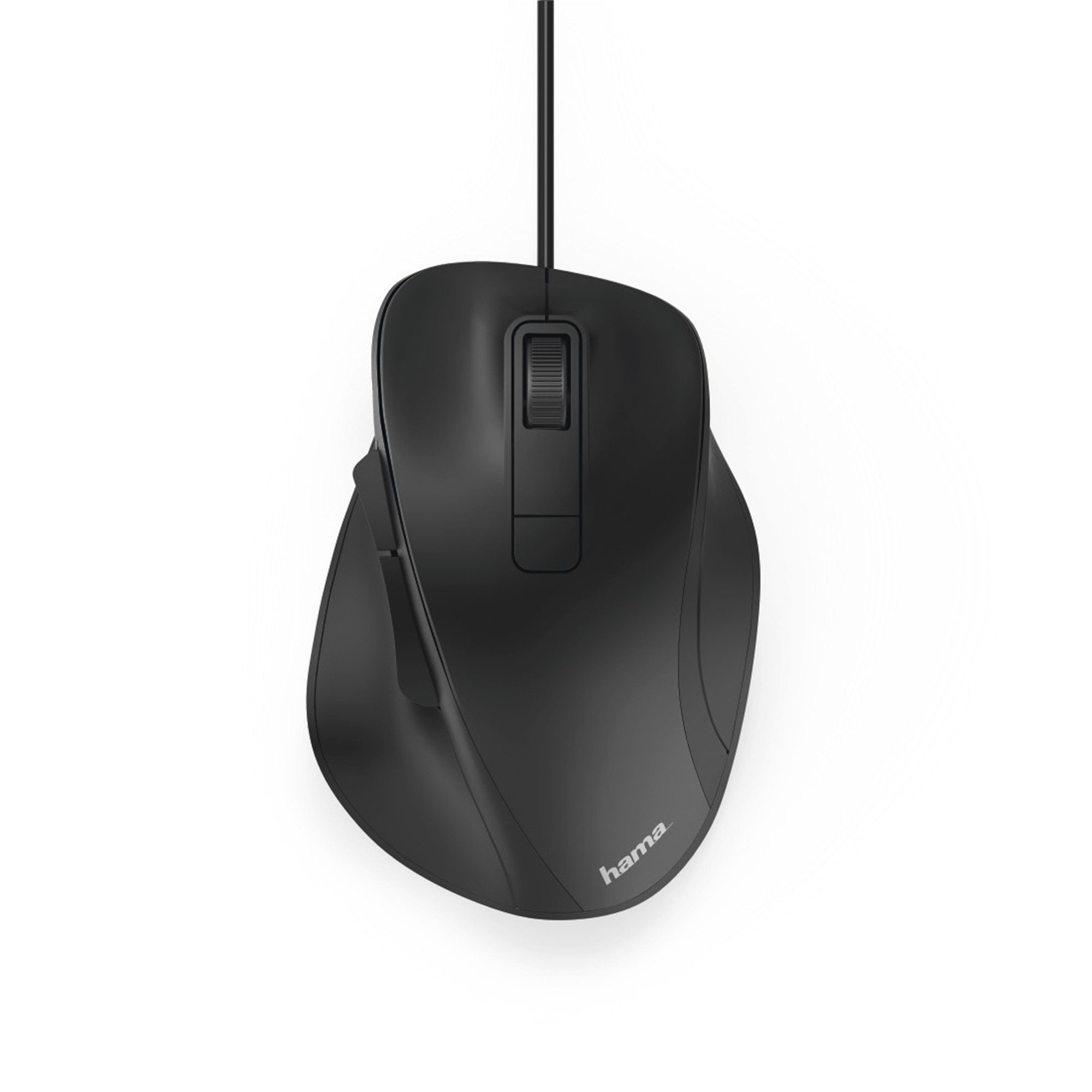 Hama MC-500, kabelgebunden, Schwarz Maus