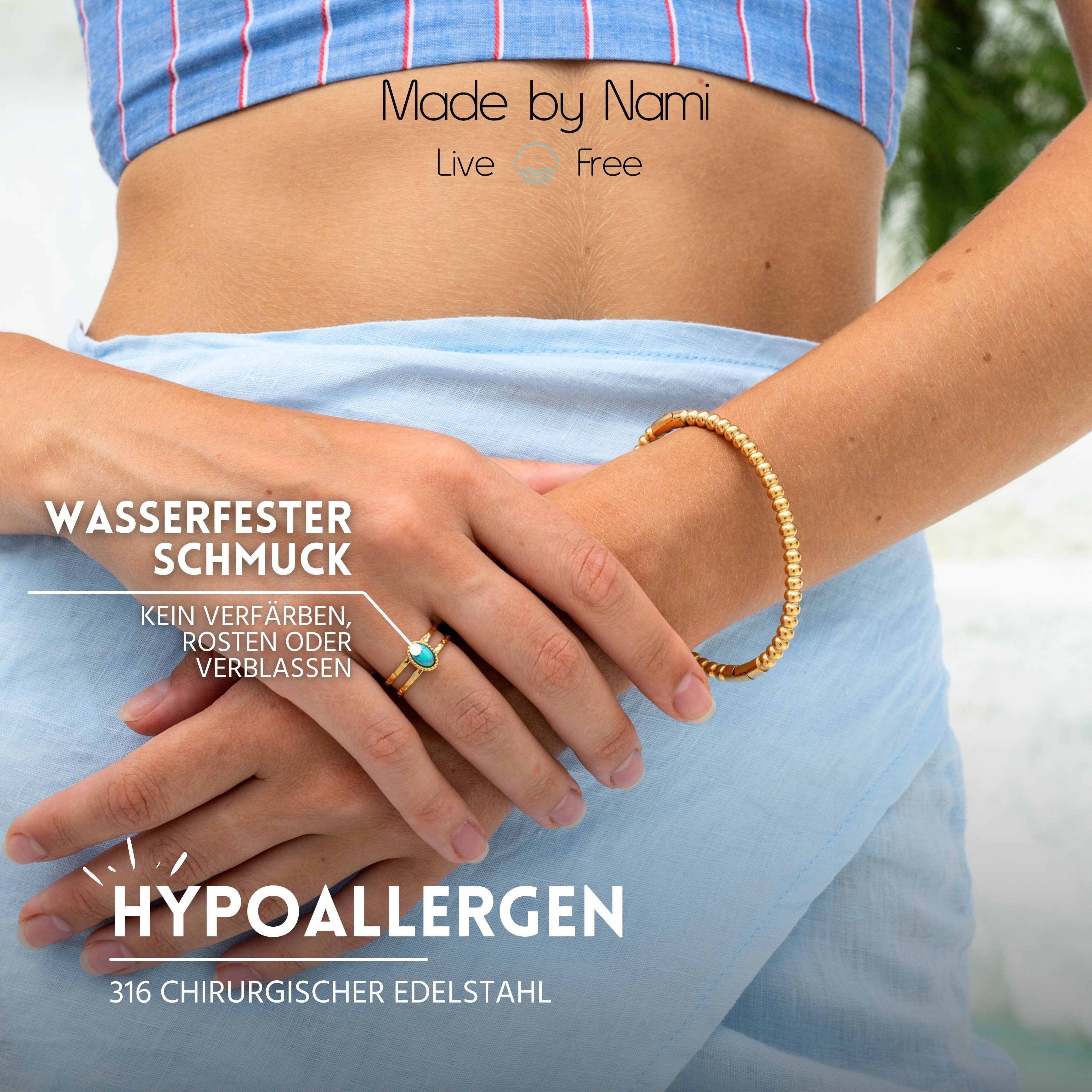Made by Nami Fingerring Filigraner Boho günstig online kaufen