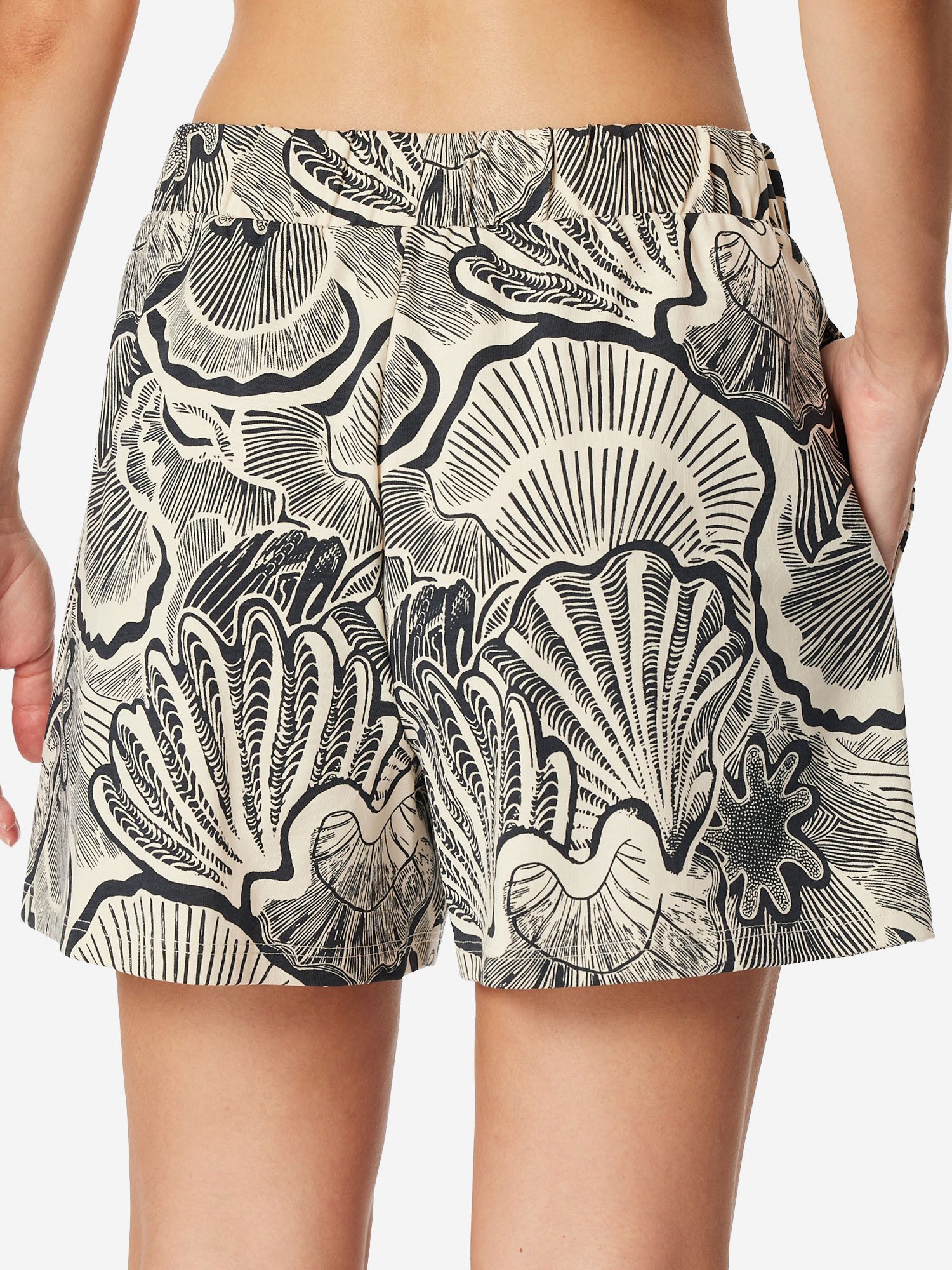 Schiesser Pyjamashorts Mix Relax Schlafhose, Nacht Hose, Loungehose