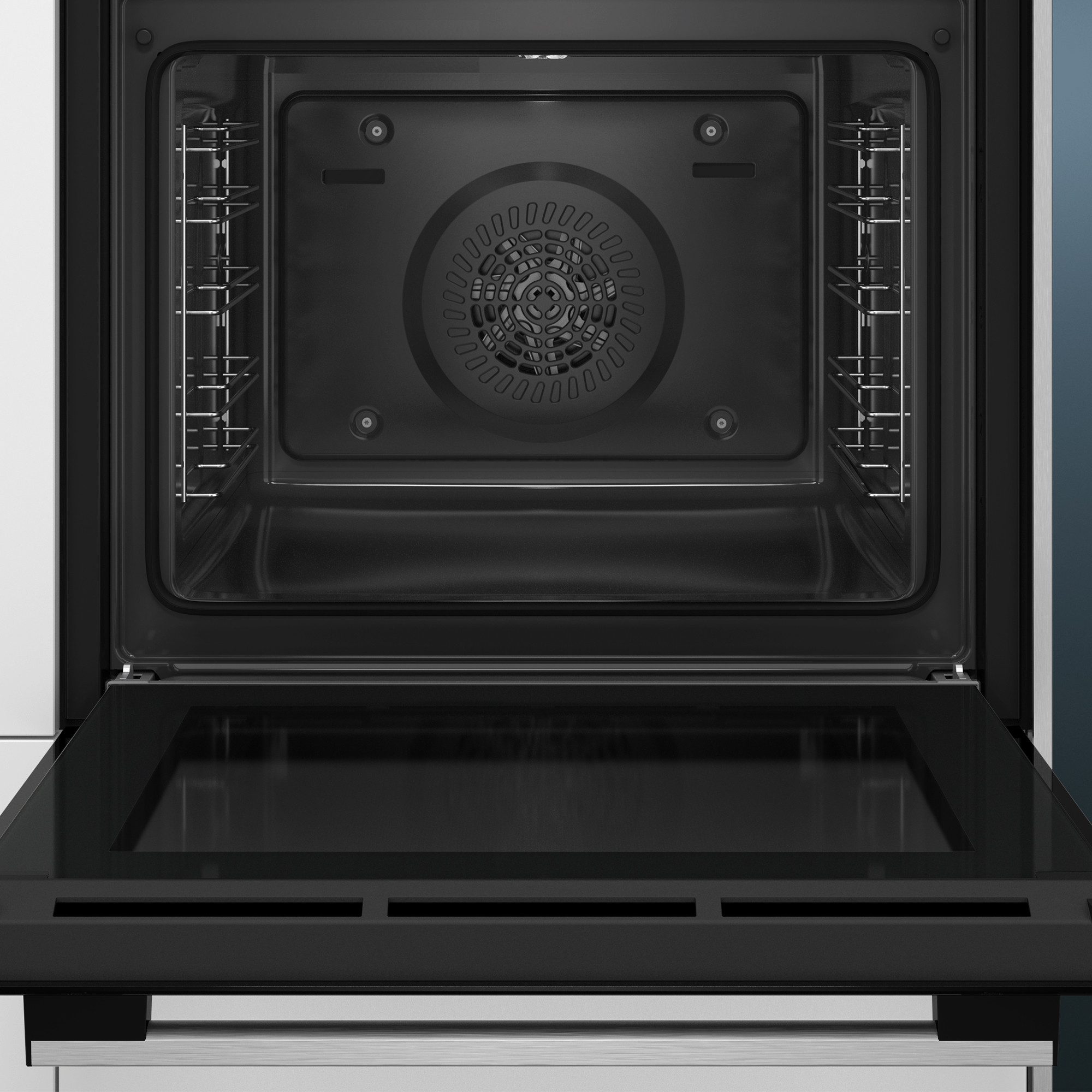 SIEMENS Backofen-Set iQ300 EA64RGNA1E, mit Einschubebenen, LED-Display, Bräterzone, 3D Heißluft, Kühlgebläse