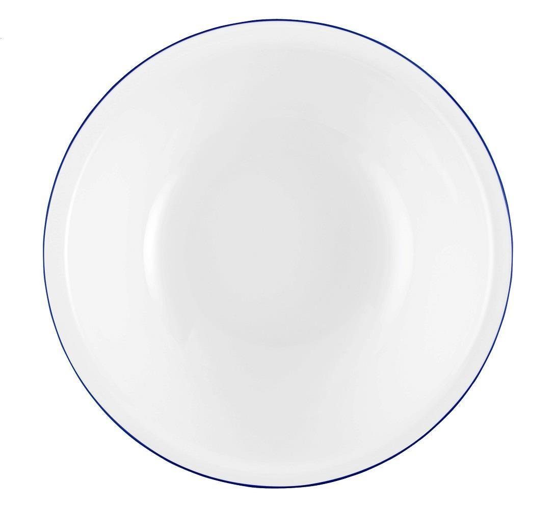 Seltmann Weiden Schüssel Seltmann Weiden Compact Blaurand Schüssel 16cm, Porzellan, (Packung)