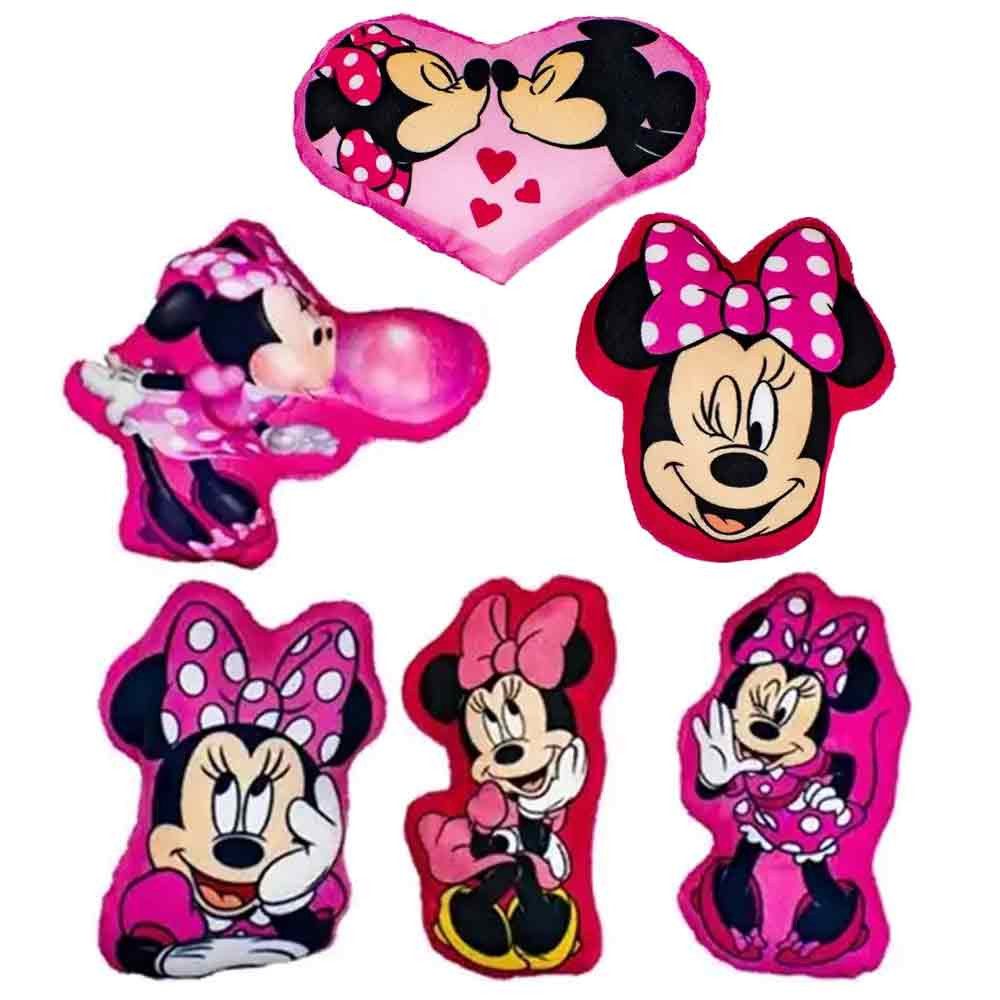 Mister License Company Kuscheltier 5 Stück Minnie Maus Plüschkissen pink - ca. 15 cm (5-St)