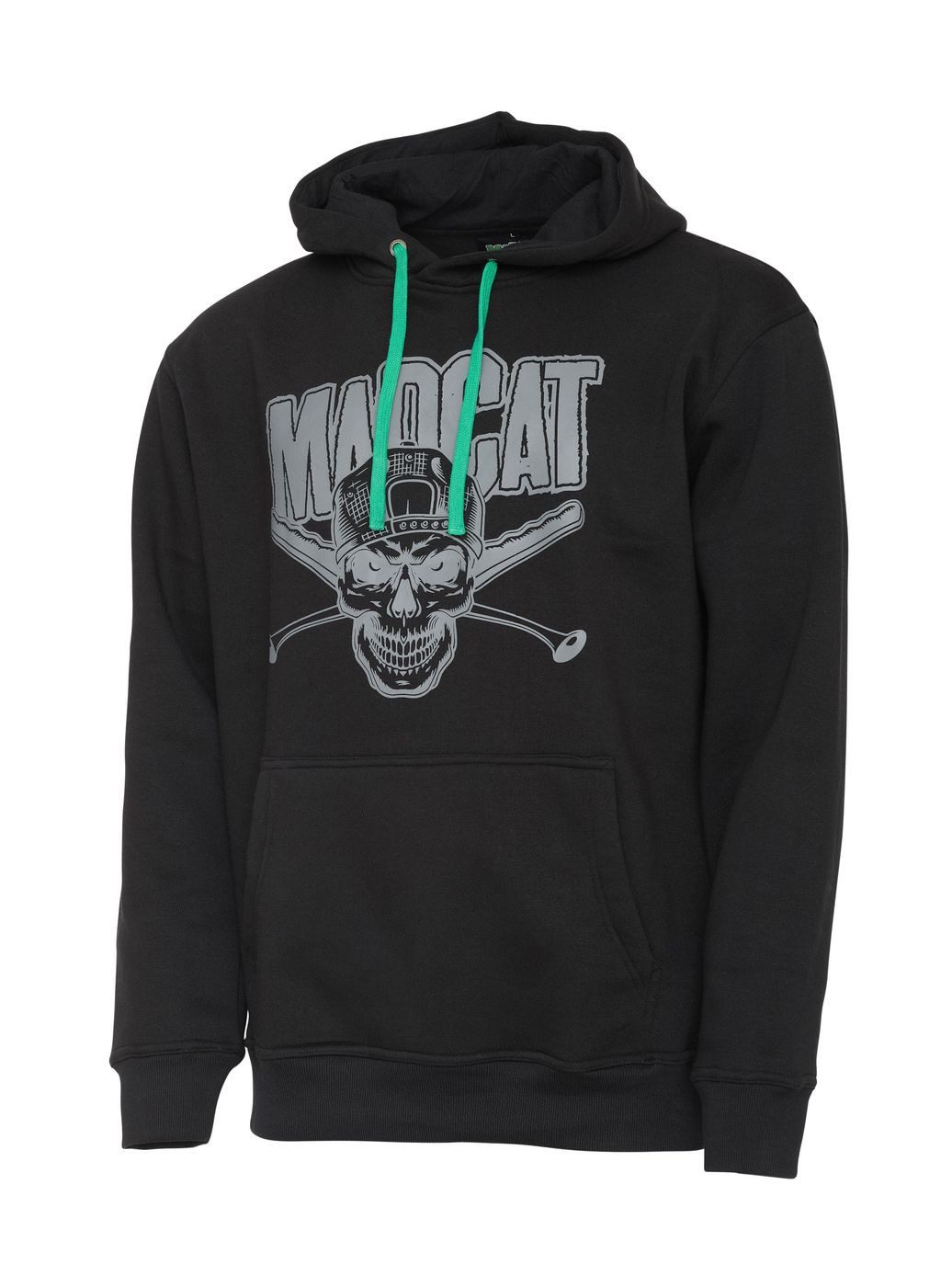 MADCAT Kapuzenpullover Madcat Skull Hoodie Black - Angelpullover