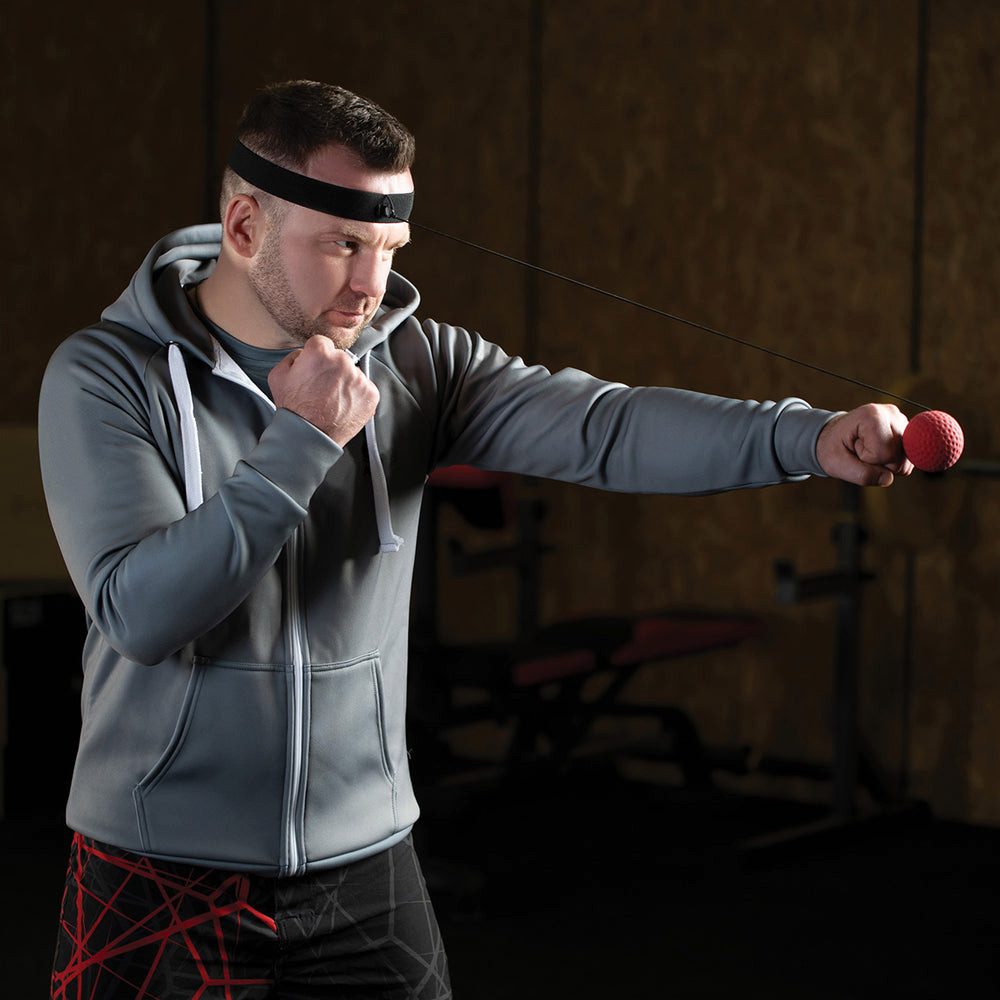 HMS Trainingshilfe Reflexball Boxtraining Reaktionstrainer, Reaktion, Boxen, Koordination, platzsparend