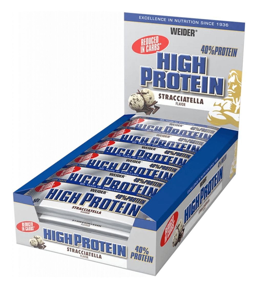 WEIDER Weider 40% High Protein Low Carb Bar - 24 Riegel a 50g Riegel