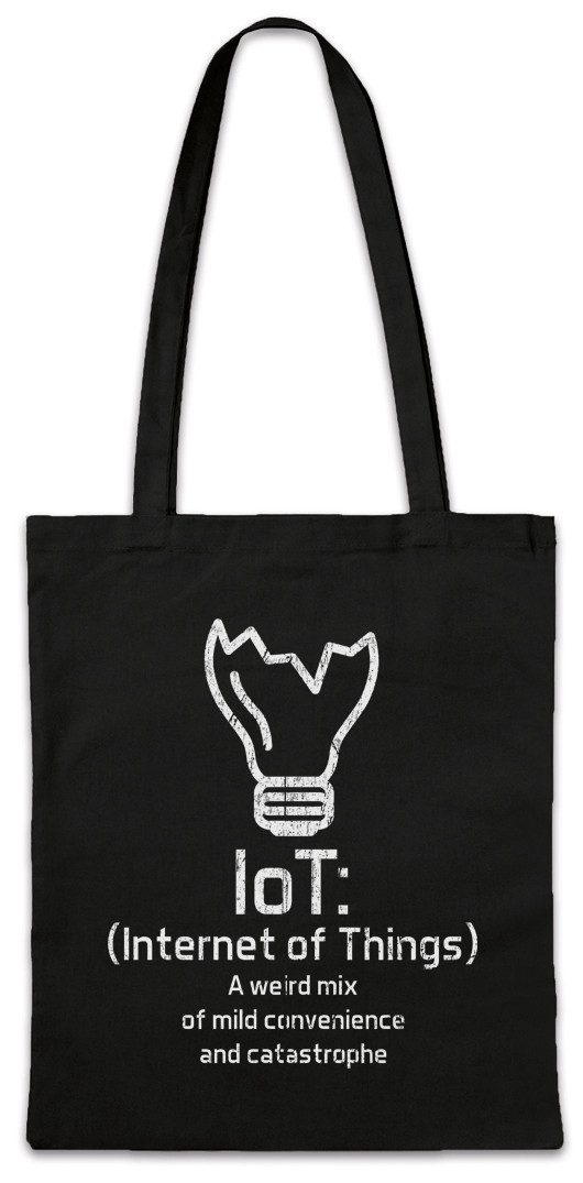 Beuteltasche Internet Of Things I Stofftasche IoT M2M Machine 5G Connectivity Smart