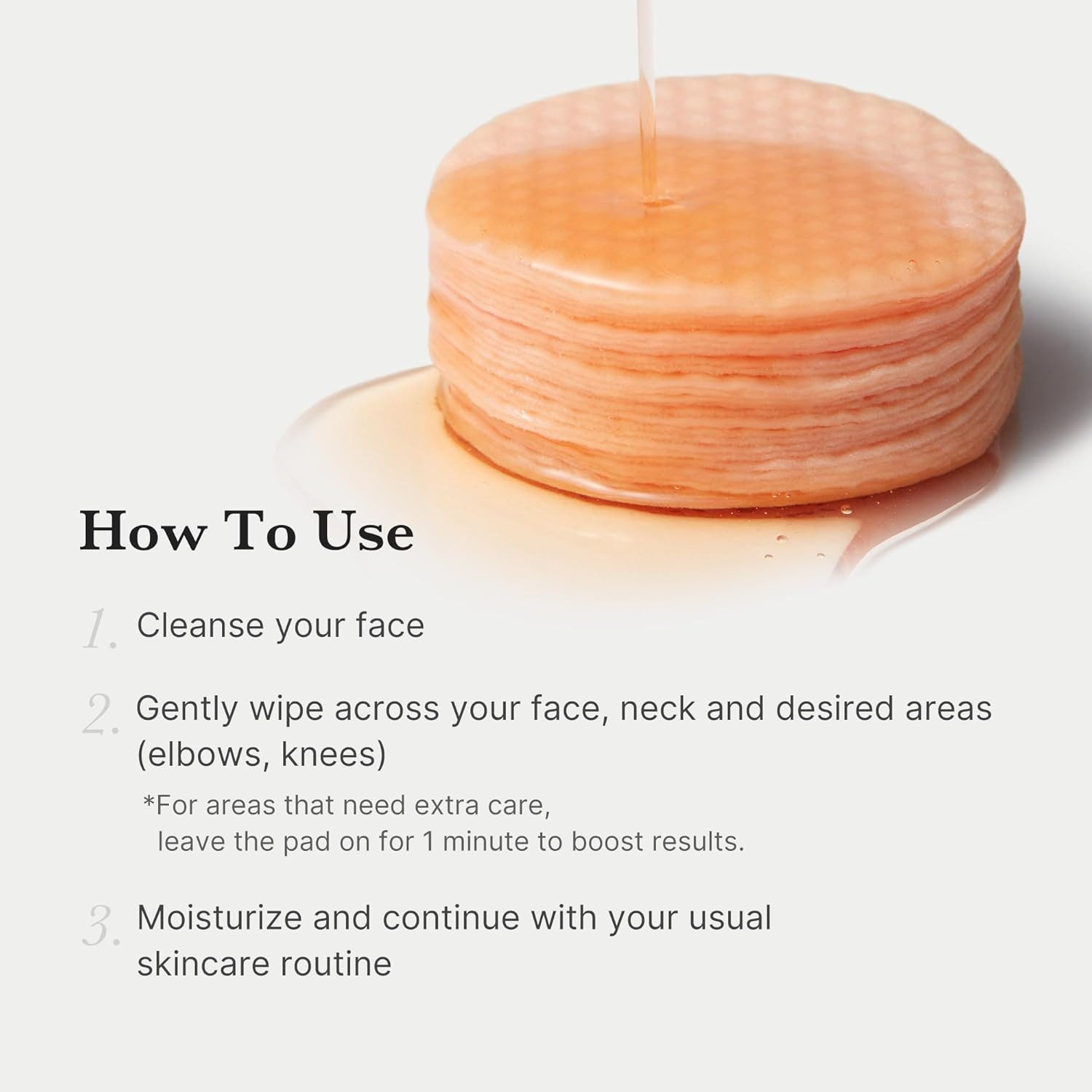 Medicube Gesichtspeeling Peeling-Pads mit Bernsteinsäure & Panthenol – 70 Stück, Für unreine Haut geeignet Porenverfeinernd – Bild 5 von 5