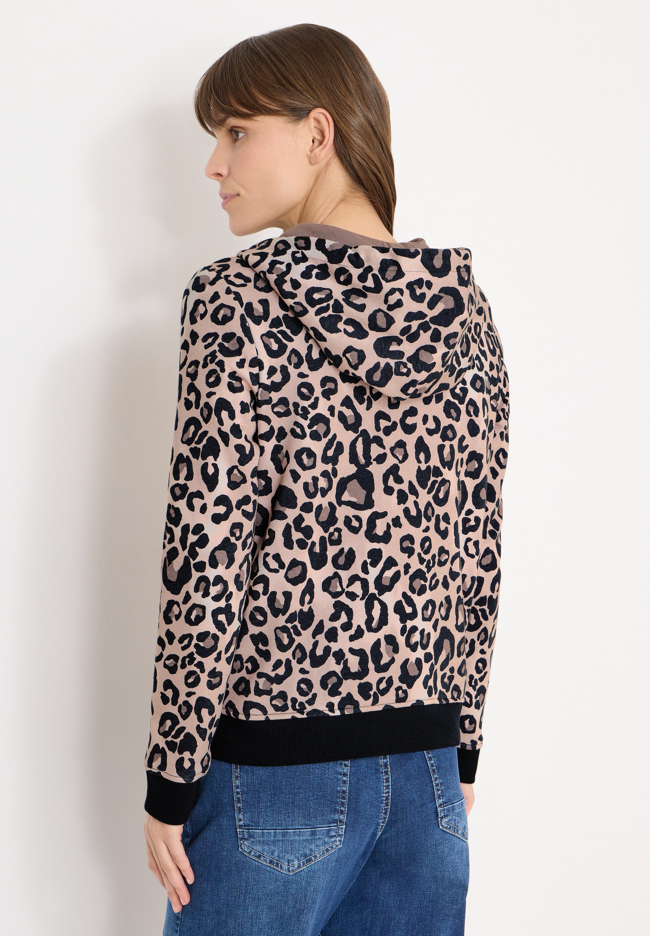 CECIL Sweatjacke im Leo Design günstig online kaufen