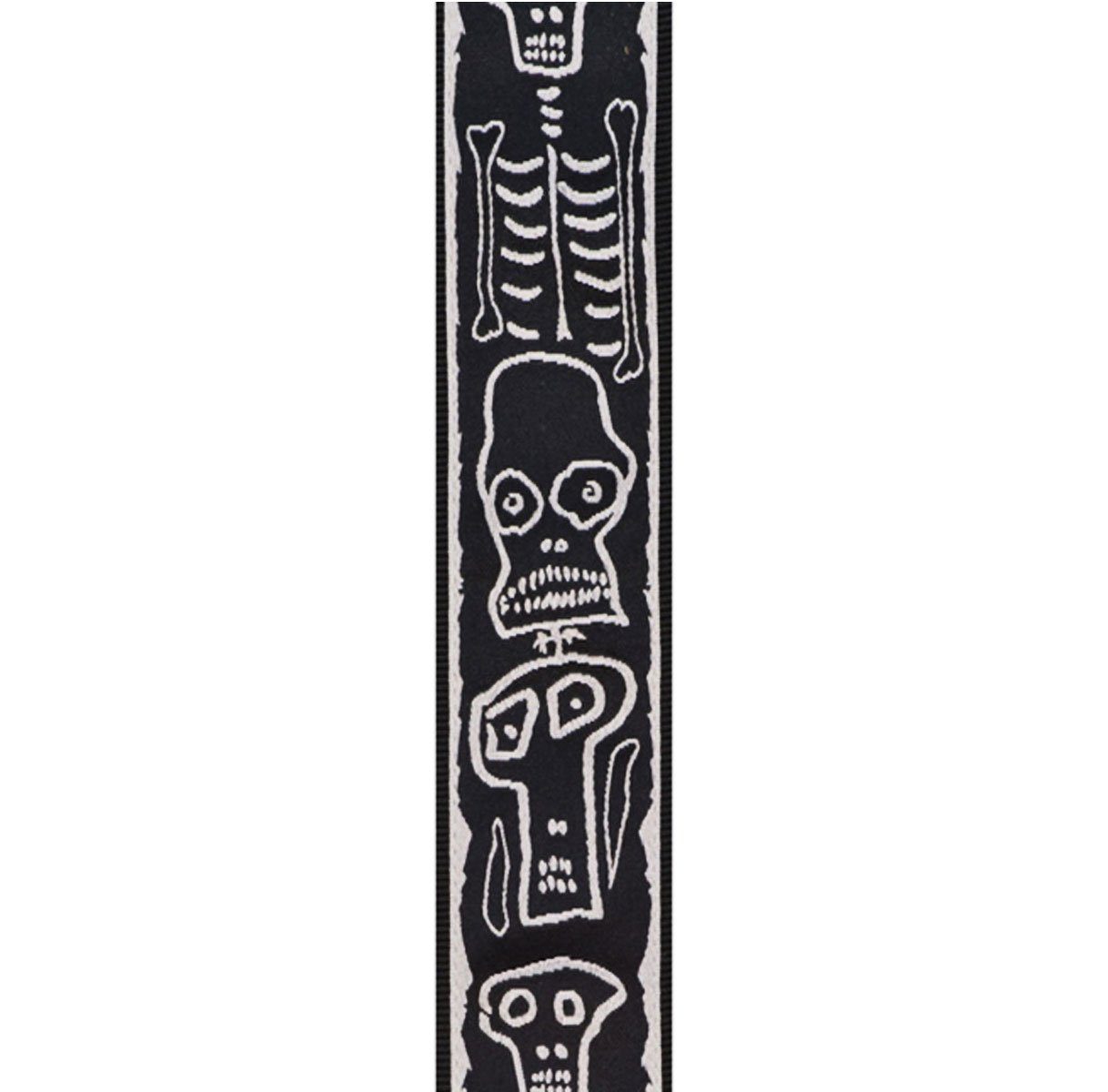 Planet Waves Gitarrengurt Skull, mit Klinkenkabel