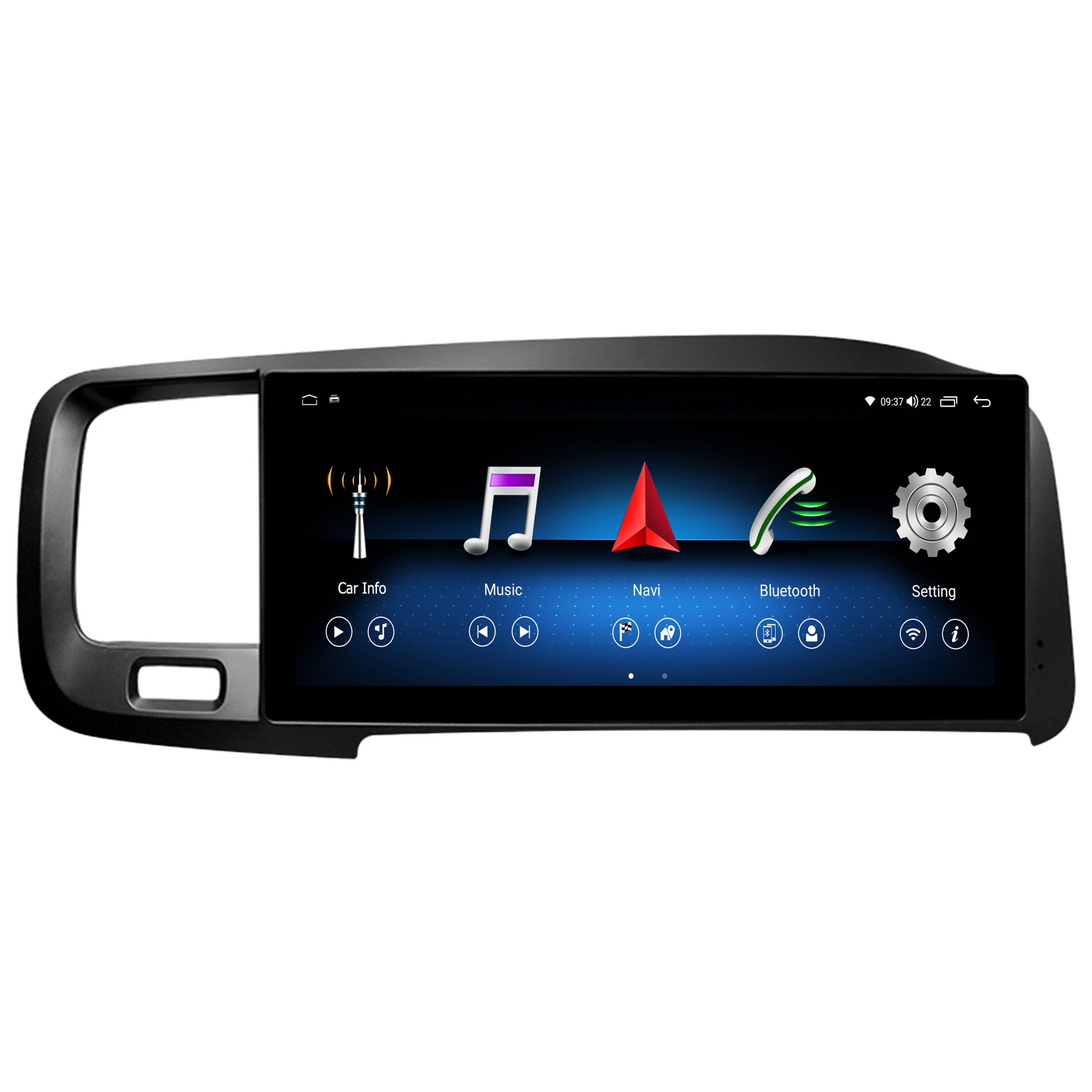 TAFFIO Für Volvo S60 V60 RHD (15-20) 8.8"Touchscreen Android GPS CarPlay Einbau-Navigationsgerät