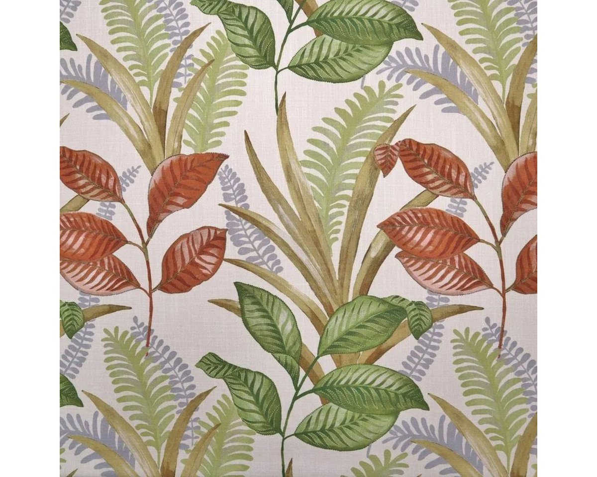 Thumbnail - Stofferia Stoff Dekostoff Viskose-Leinen-Optik Sumba Mango, Breite 136 cm, Meterware