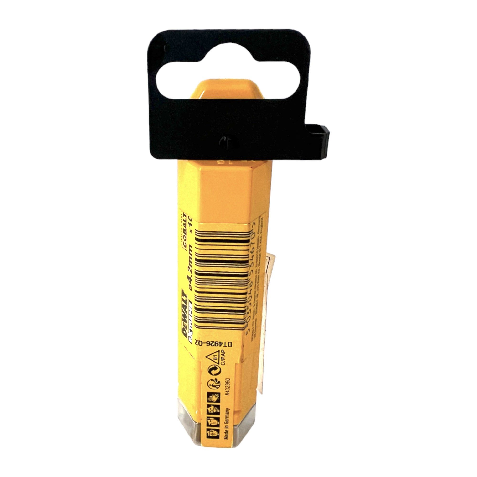 DeWalt Spiralbohrer DT 4926 HSS E COBALT Industrial Kobalt Metall Bohrer 4,2 x 43 x 75 mm
