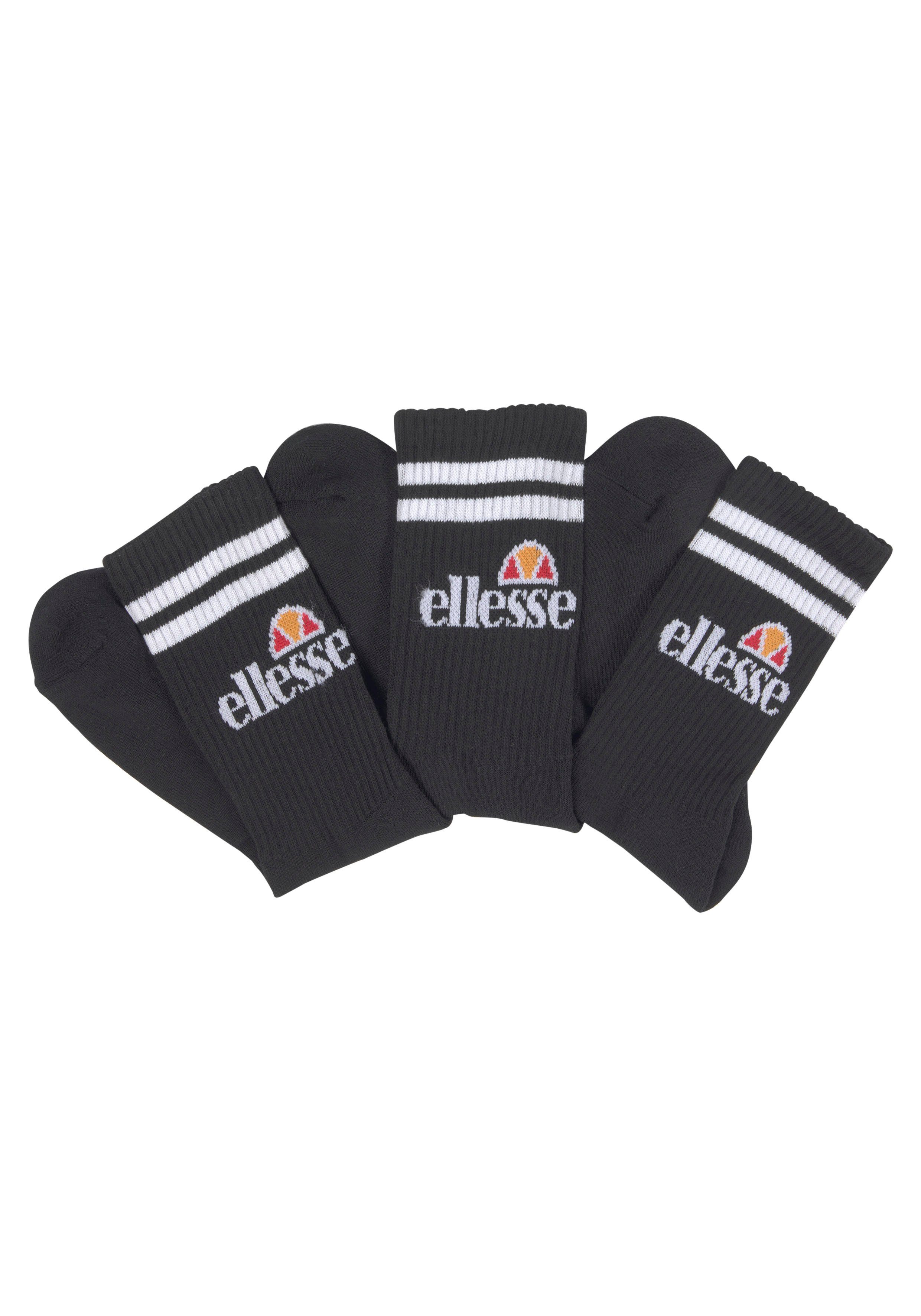 Ellesse Sportsocken Pullo 3Pk Socks (Set) schwarz
