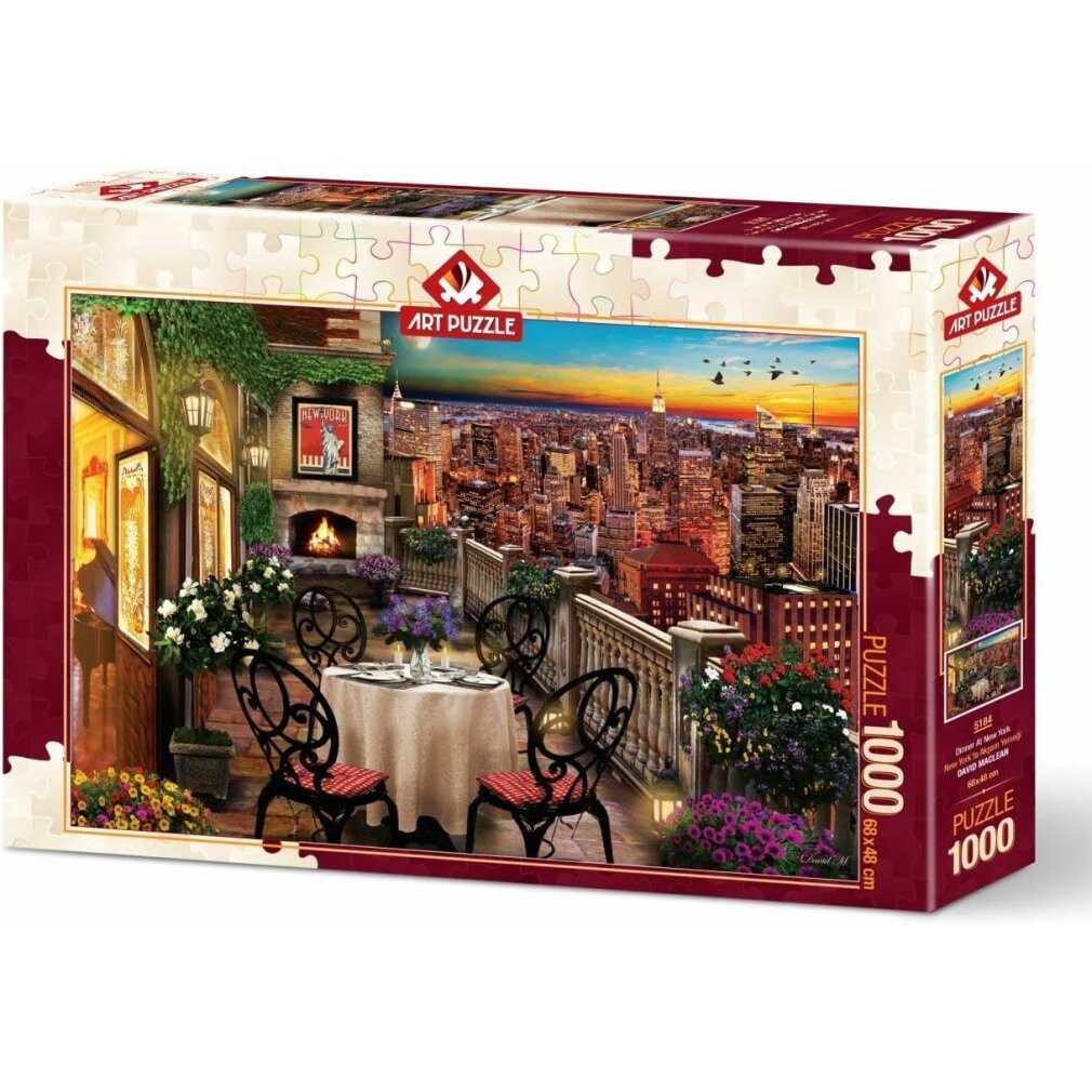 ART PUZZLE Puzzle Puzzle Dinner in New York 1000 Teile, Puzzleteile