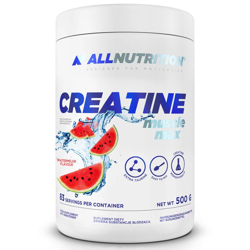 ALL NUTRITION Allnutrition Creatine Monohydrat Muscle Max 500g Pulver Pulver, Mikronisiertes Kreatin-Monohydrat