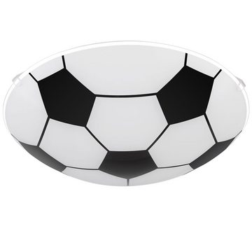 Globo Smarte LED-Leuchte, Leuchtmittel inklusive, Kaltweiß, Warmweiß, Neutralweiß, Tageslichtweiß, Farbwechsel, Smart Home Kinder Decken Lampe DIMMBAR Fußball Glas Leuchte Alexa