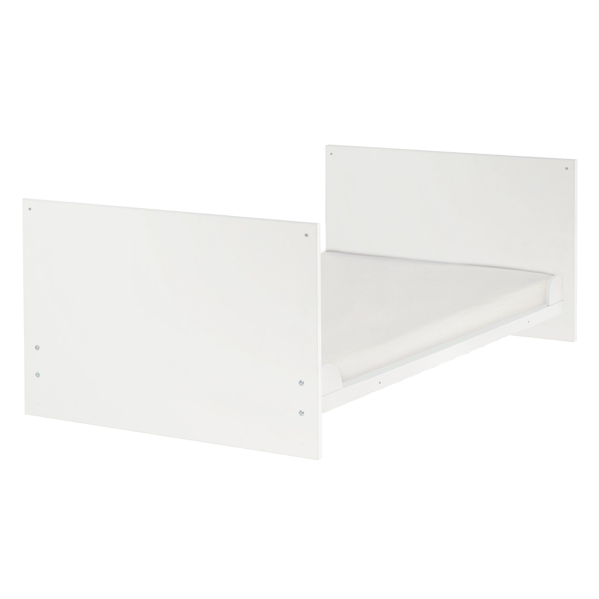 roba® Babybett Anton, Gitterbett Umbaubar & Mitwachsend - Höhenverstellbar