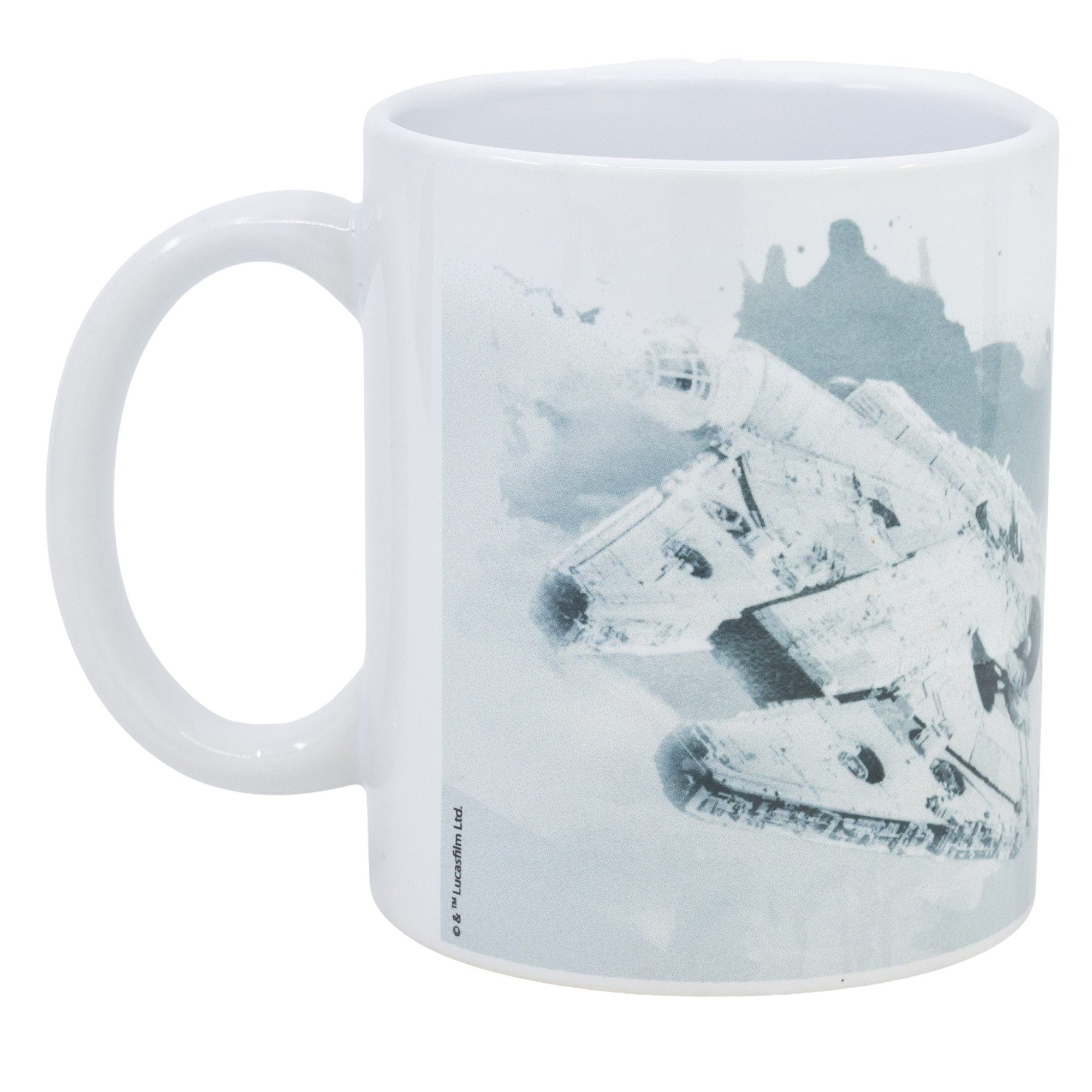 Disney Tasse Star Wars Millennium Falcon Teetasse Kaffeetasse Geschenkidee 325 ml, Keramik