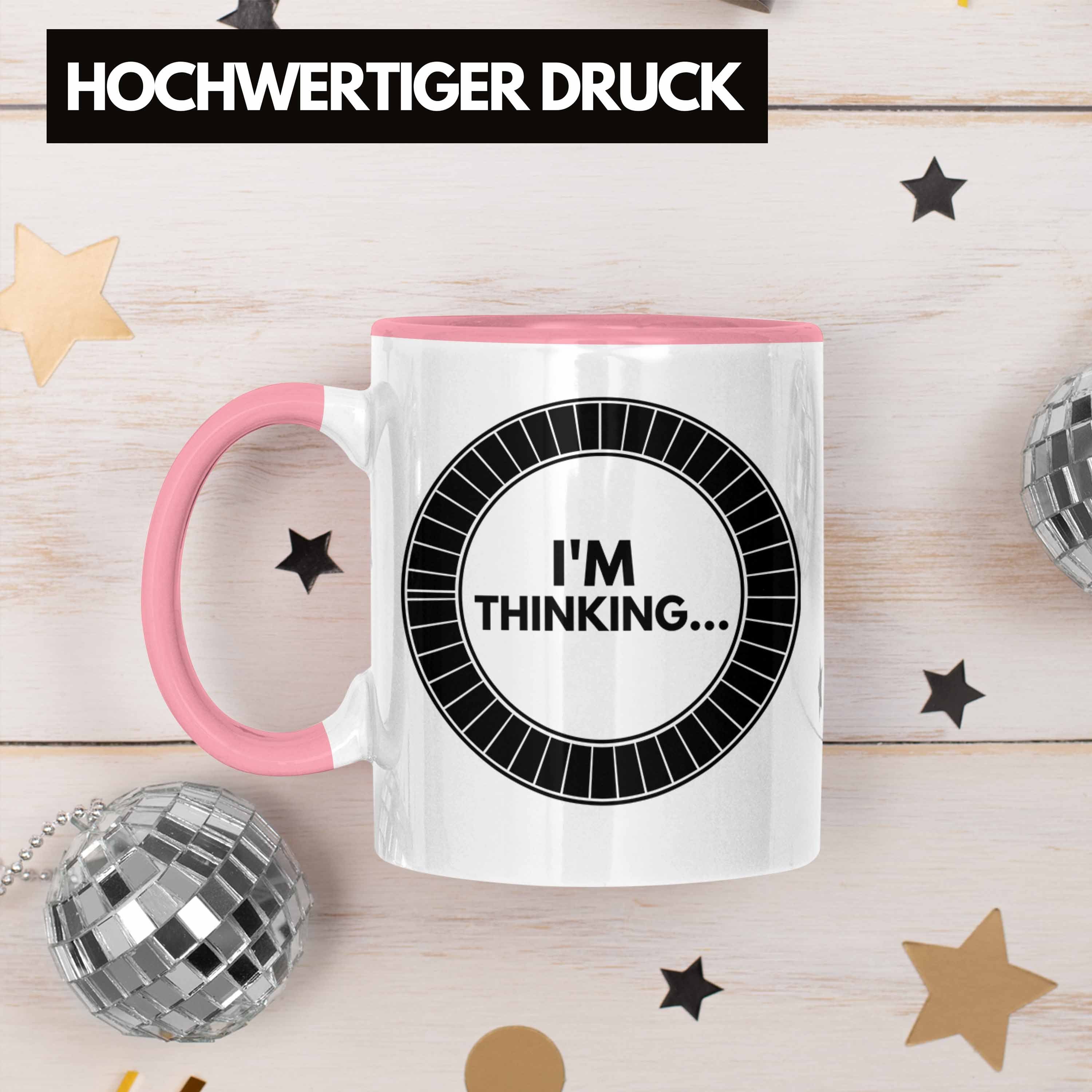 Trendation Tasse Trendation - Lustige Rosa Gamergirl Geburtstag Thinkin Geschenkidee Gamer Gamer Geschenk Tasse I'm Zocker