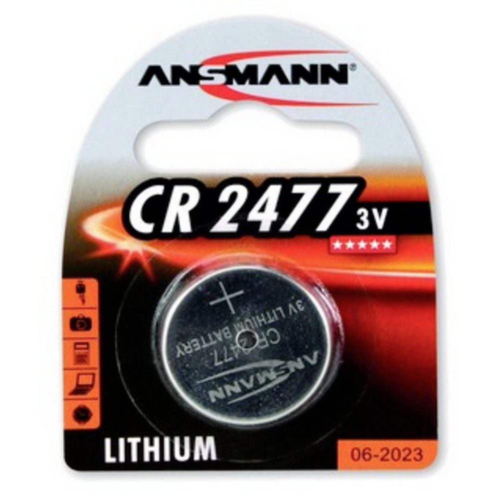 ANSMANN AG Ansmann Knopfzelle CR2477 3 V 1 St. 1000 mAh Lithium Knopfzelle