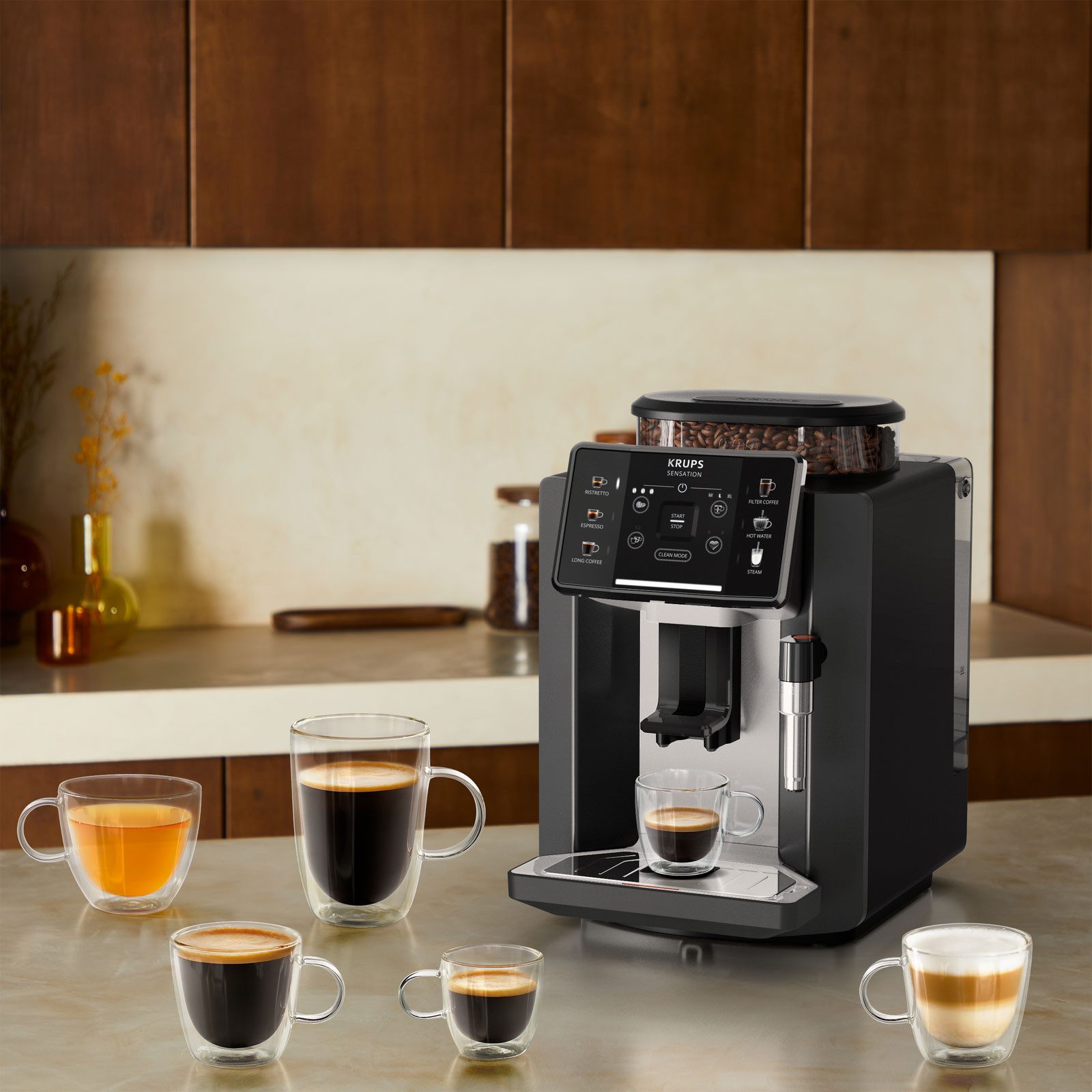 Krups Kaffeevollautomat EA910A SENSATION, Hergestellt in Frankreich