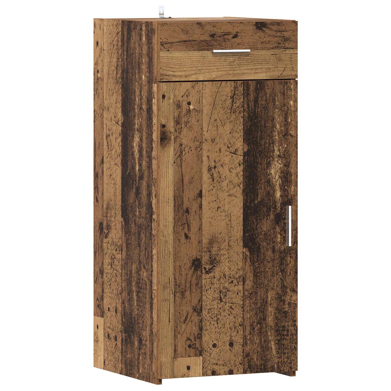 vidaXL Kommode 40 x 42,5 x 93 cm Aufbewahrungsschrank Altholz 40x42,5x93 cm Holzwerks