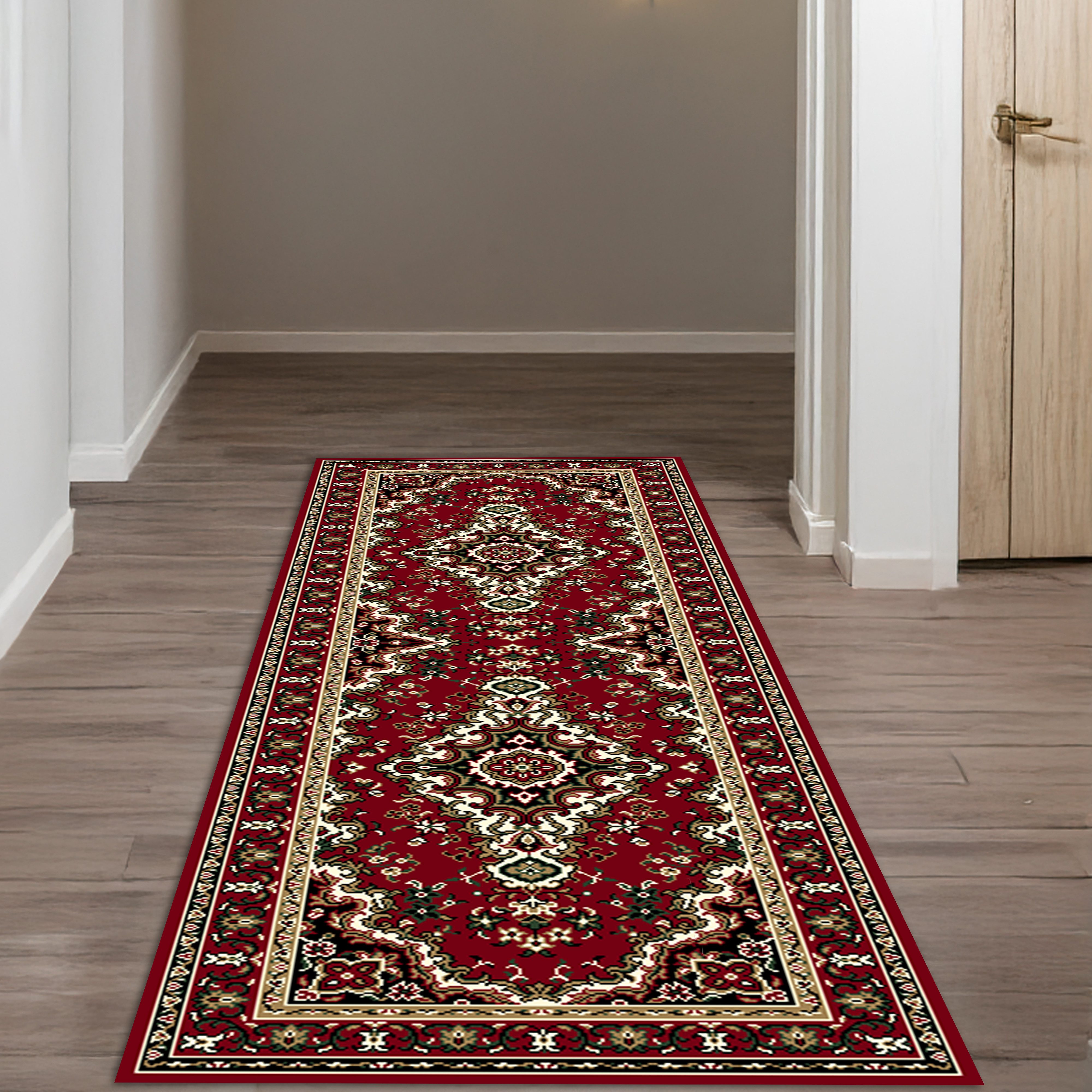 OTTO home Teppich Oriental, Made in Belgium, rechteckig, Höhe: 7 mm, Orient-Optik, mit Bordüre, Teppich, Kurzflor, Weich, Kundenliebling
