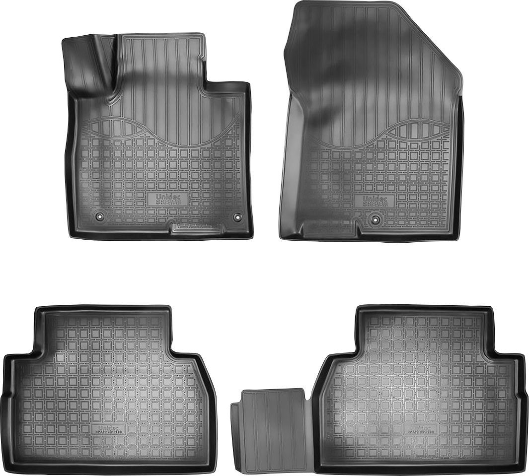 Passform-Fußmatten 5-Sitzer, ab TM Fe perfekte für RECAMBO Santa, CustomComforts (4 St), HYUNDAI Passform 2018