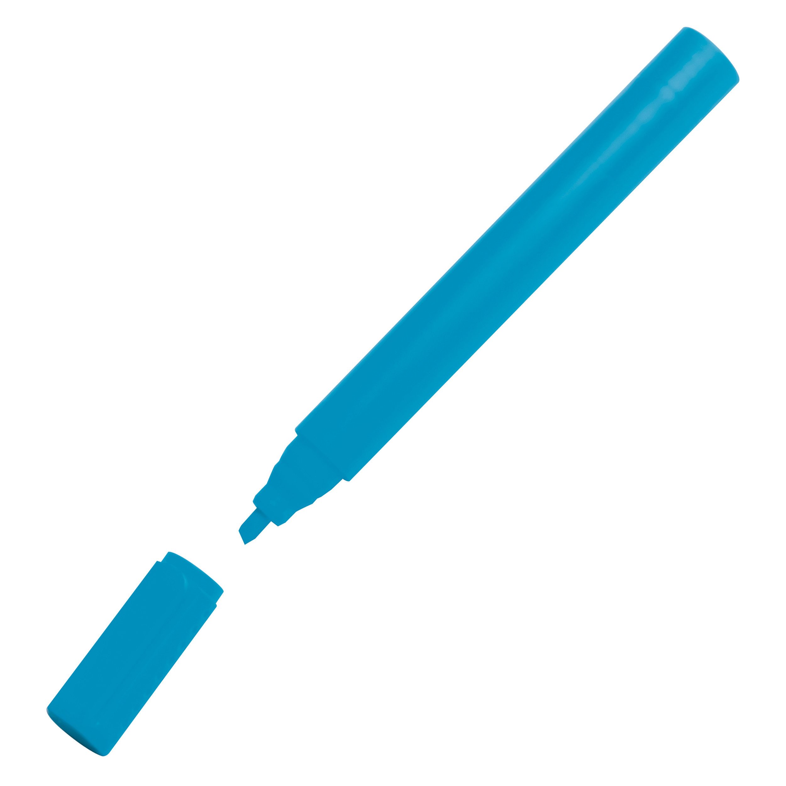 Marker 5 XXL Textmarker / Größe: ø 2,2 x 22,6 cm / Farbe: hellblau