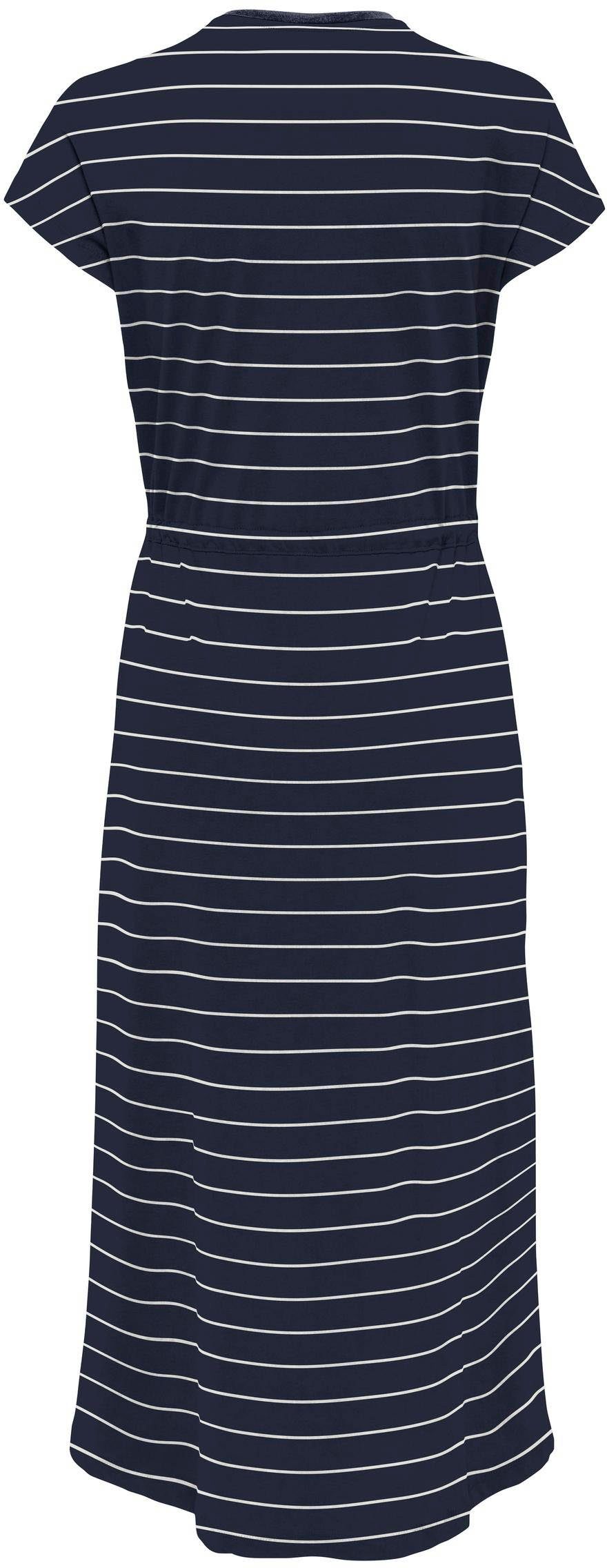 Stripes ONLMAY S/S Streifen Sky Optik ONLY Jerseykleid DRESS MIDI In STRIPE Night