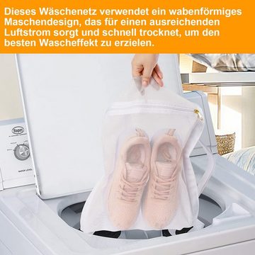 Daisred Wäschesäckchen 2 Stück Sneaker Wäschenetz Für TrocknerWaschmaschine,(2-St)