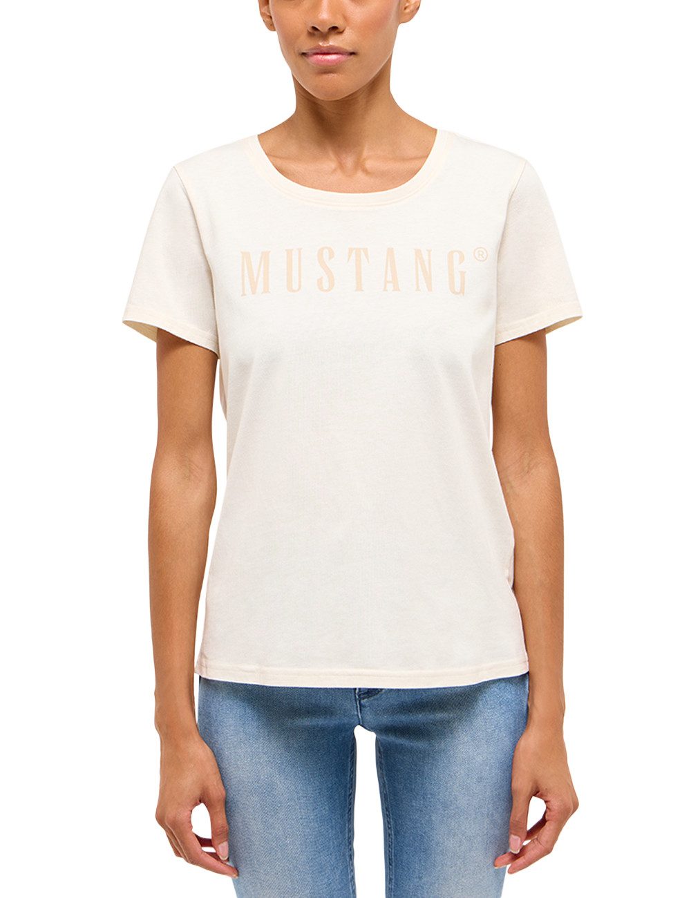 MUSTANG Kurzarmshirt Damen Style Alma