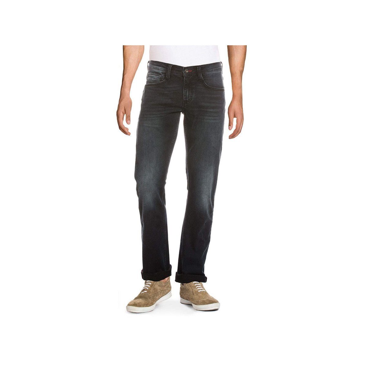 5-Pocket-Jeans MUSTANG grau (1-tlg)