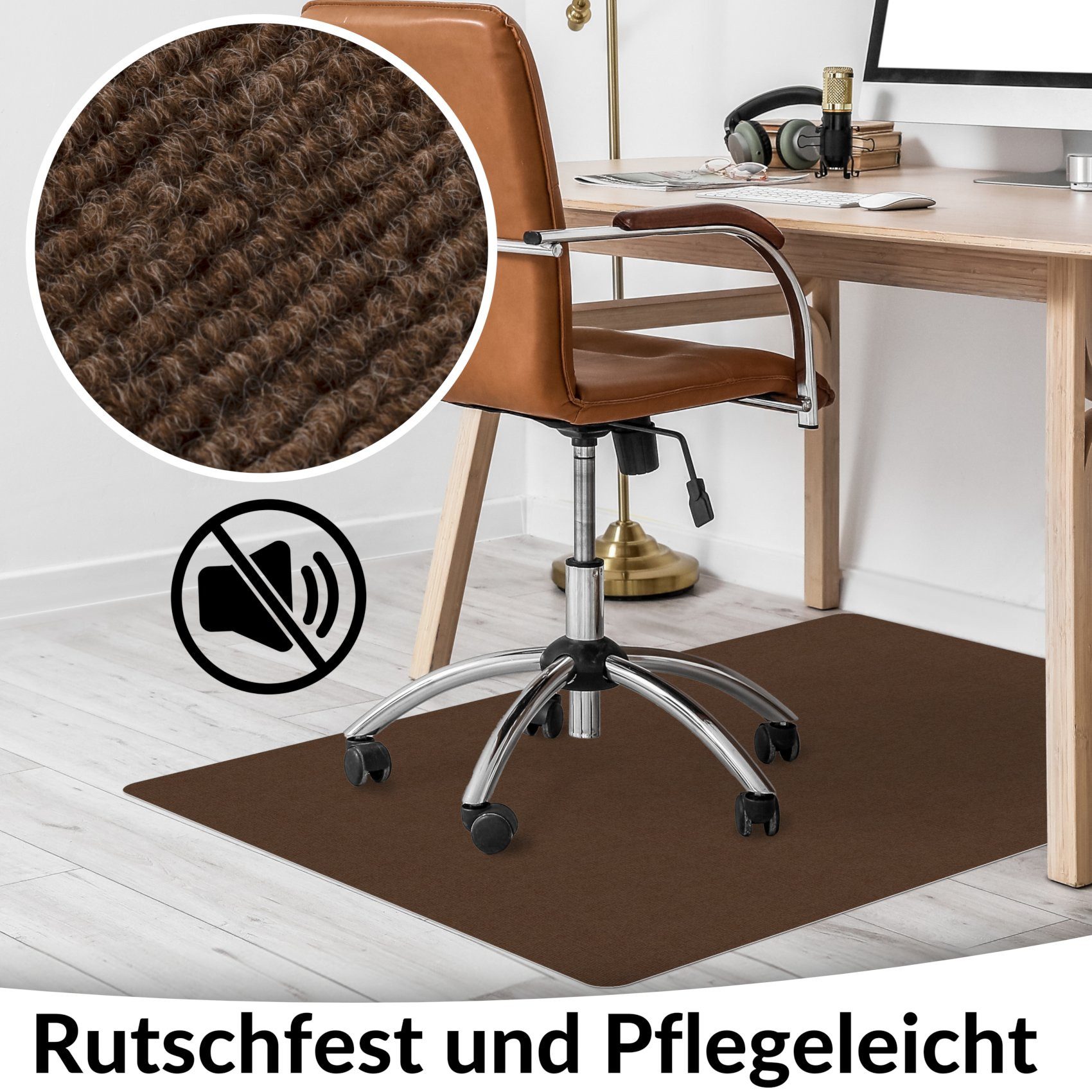 ANRO Bodenschutzmatte NEMESIS Bürostuhl Matte Teppich für Hartboden, Bodens günstig online kaufen
