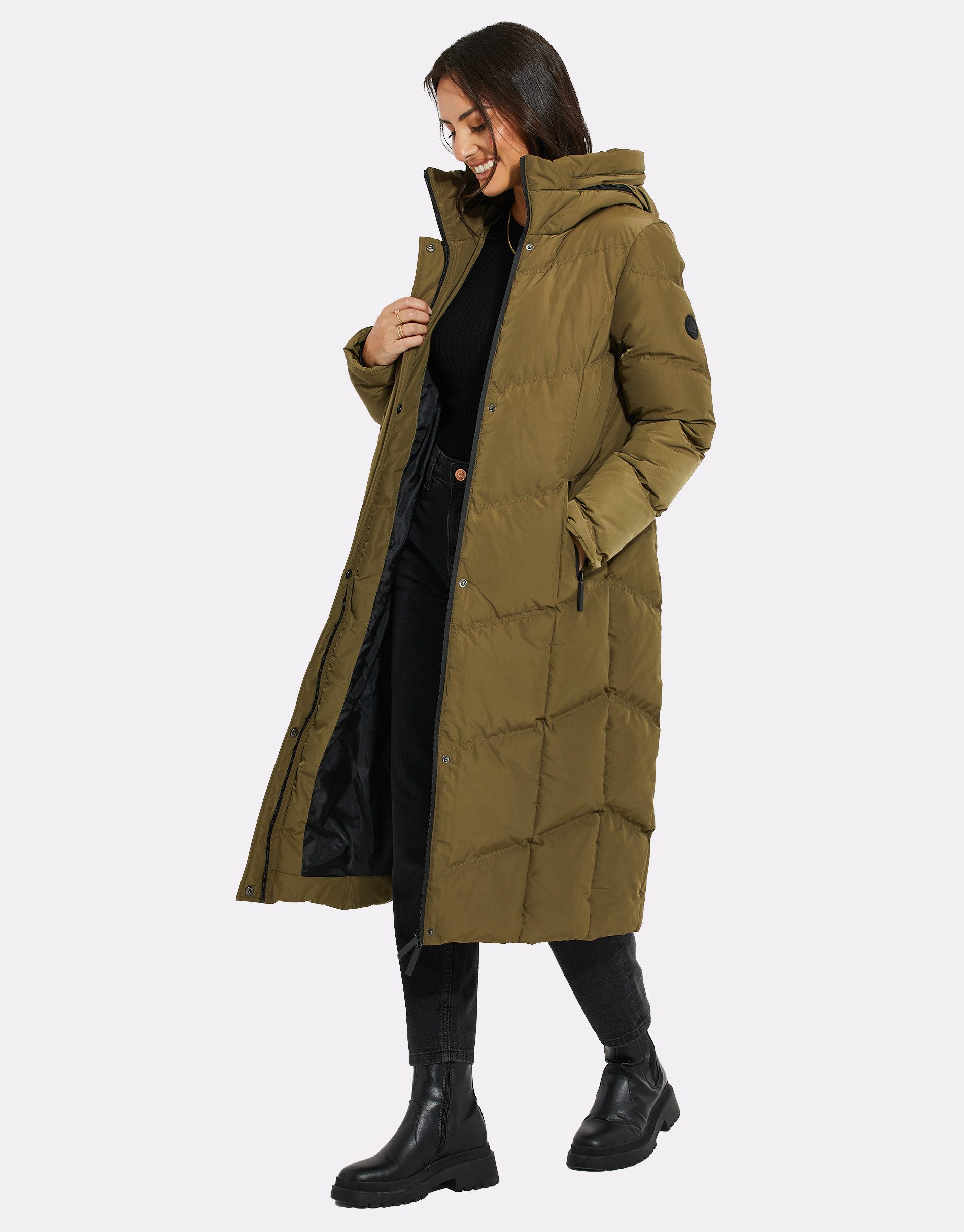 Threadbare Wintermantel THB Jotta Longline Padded günstig online kaufen