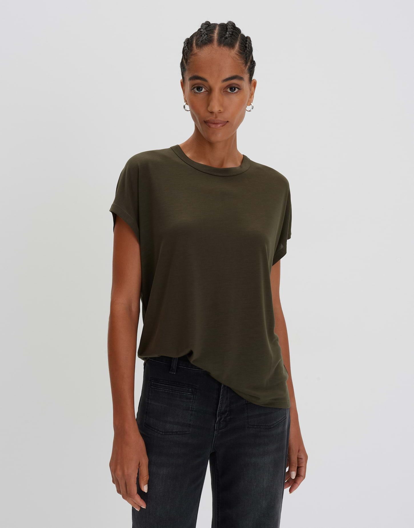 someday Kurzarmshirt Jerseyshirt KANJA Loose aus günstig online kaufen