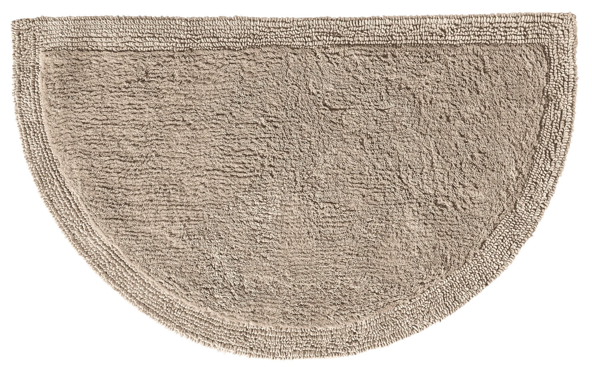 Erwin Müller Duschmatte Duschvorlage "Stuttgart" halbrund, Höhe 15 mm, Uni günstig online kaufen