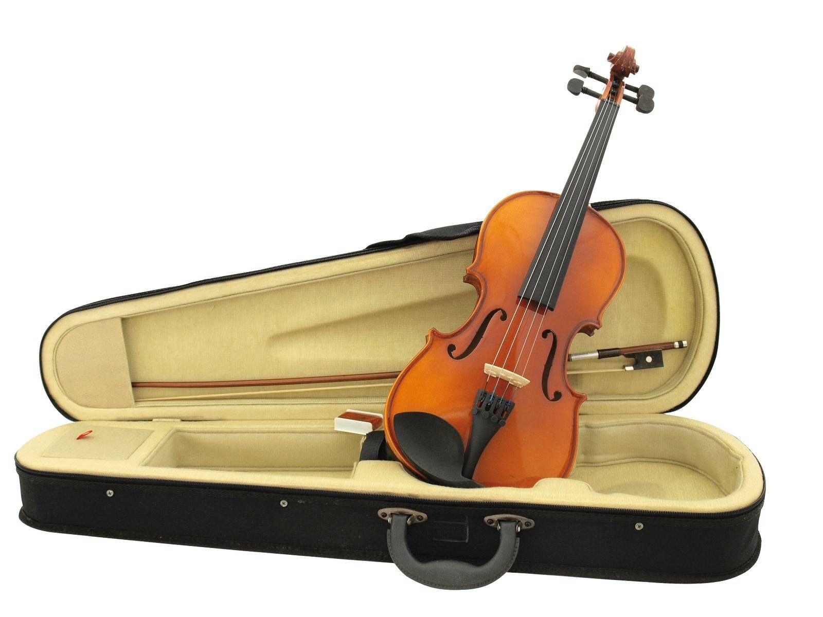 DIMAVERY Violine Violine mit Bogen, im Case, verschiedene Ausführungen erhältlich