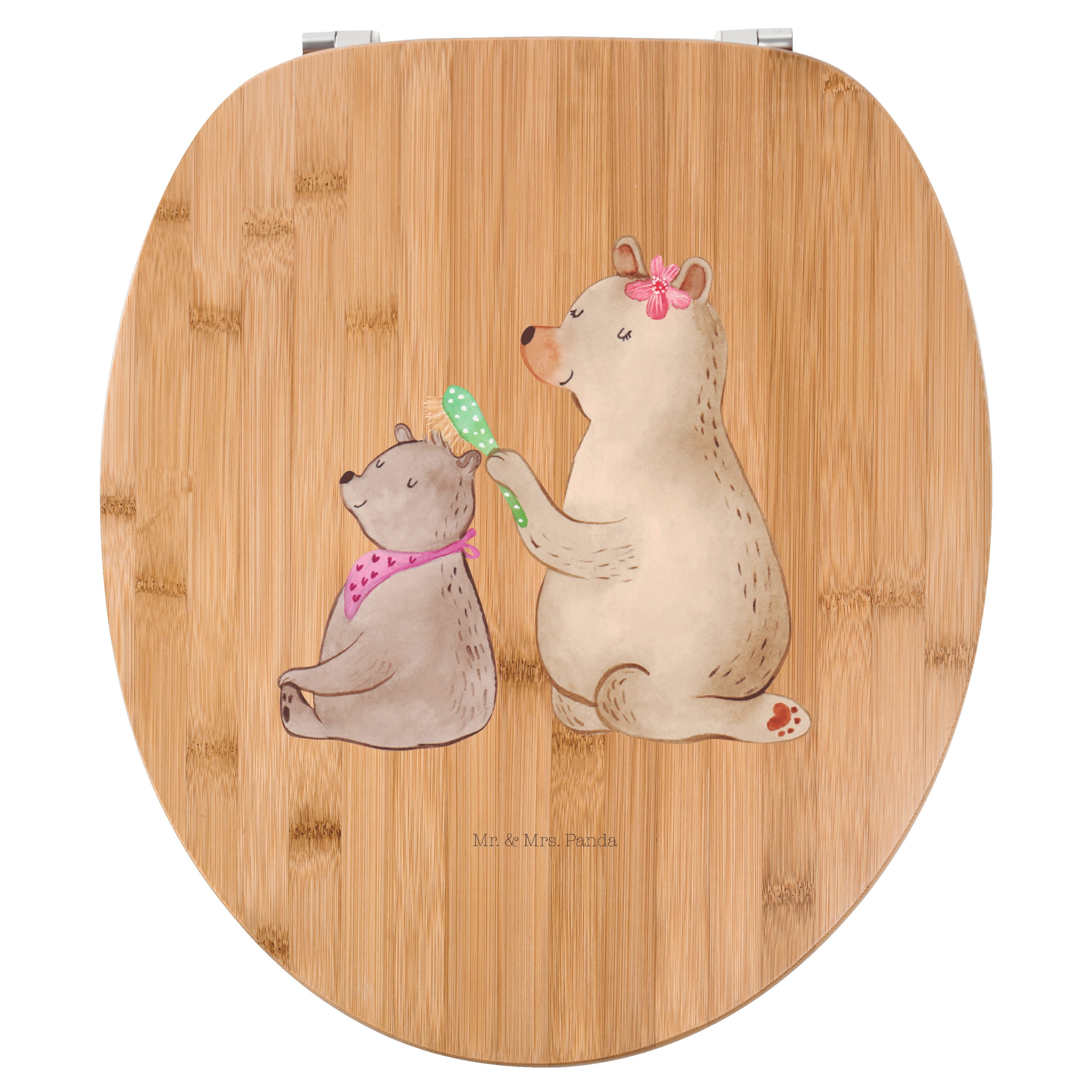 WC-Sitz Bär Kind - Transparent - Geschenk, Toilette, Vorbild, Klobrille, Mutt