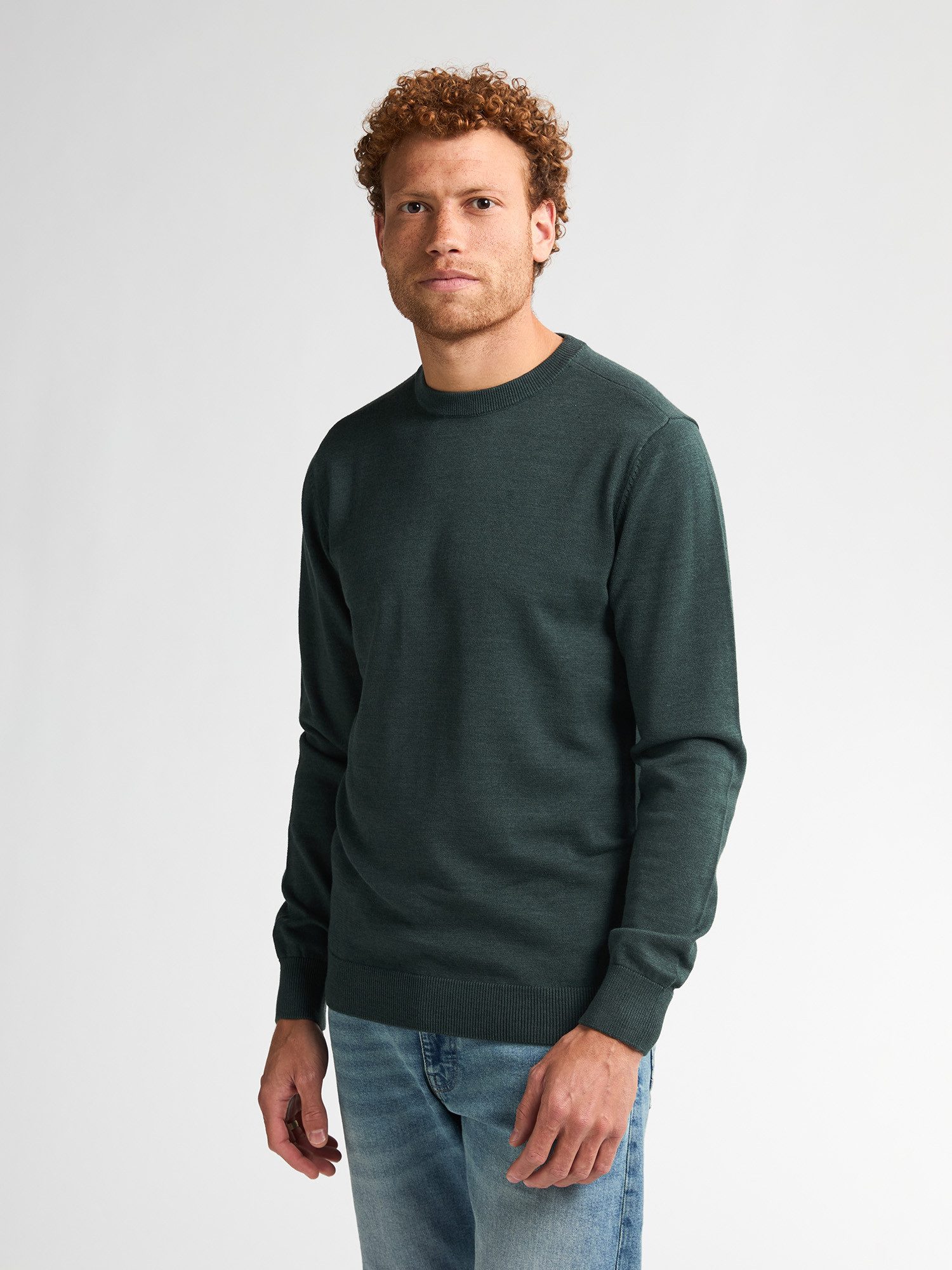 Petrol Industries Rundhalspullover Materialmix mit Baumwollanteil günstig online kaufen